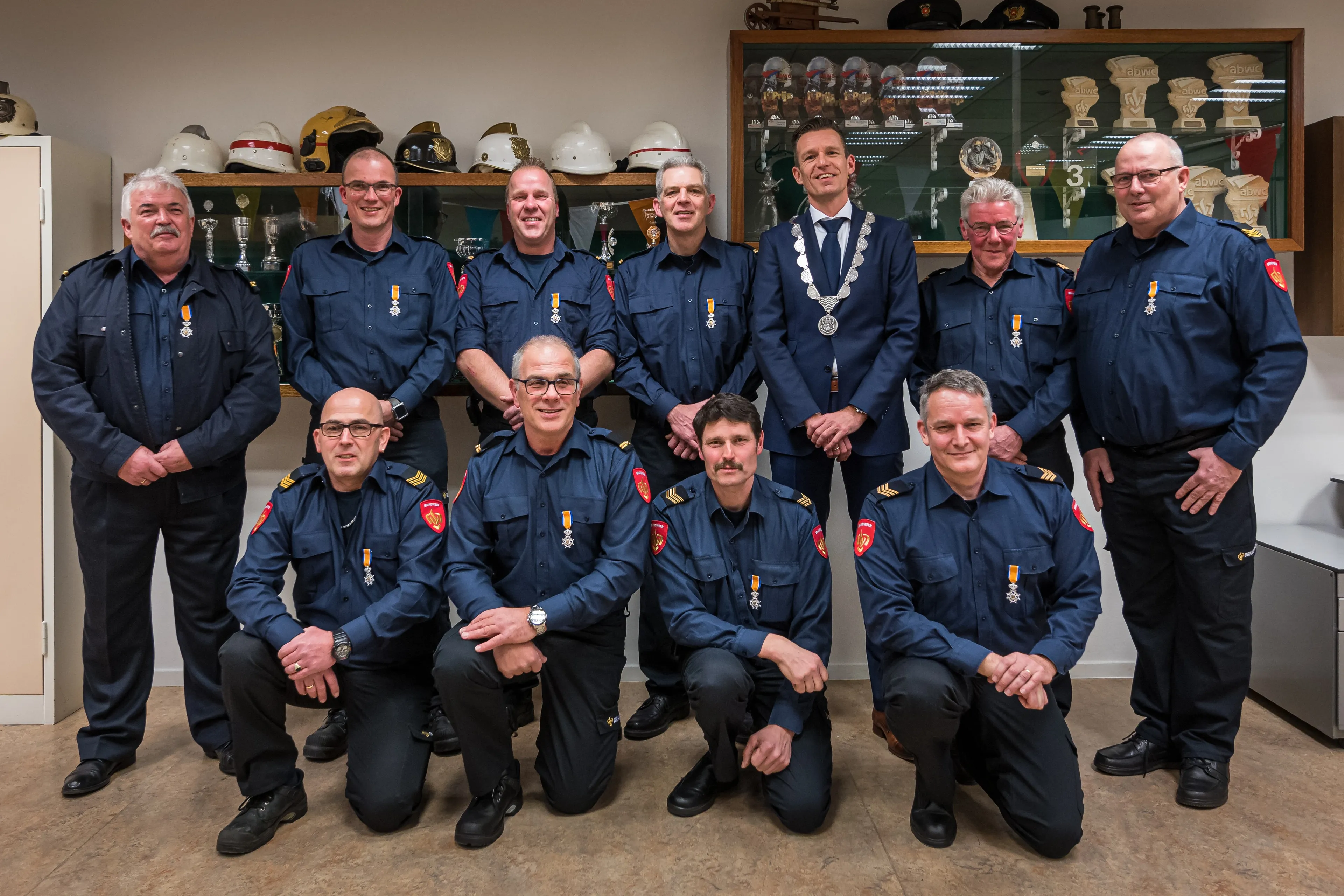 foto koninklijke onderscheiding brandweer