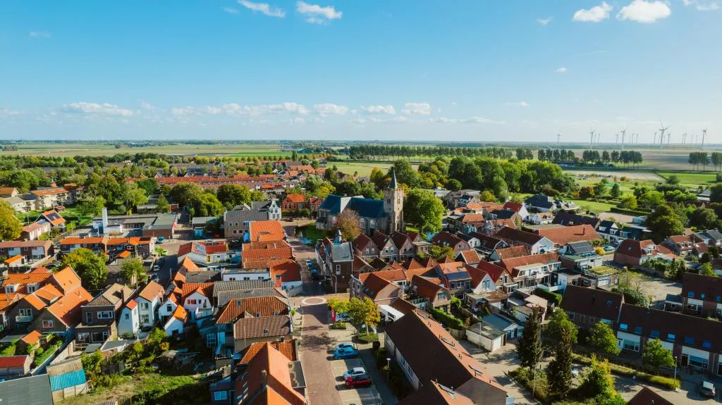 nieuwe tonge luchtfoto