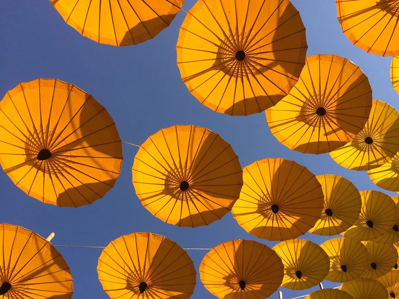 parasol zon warmte hitte