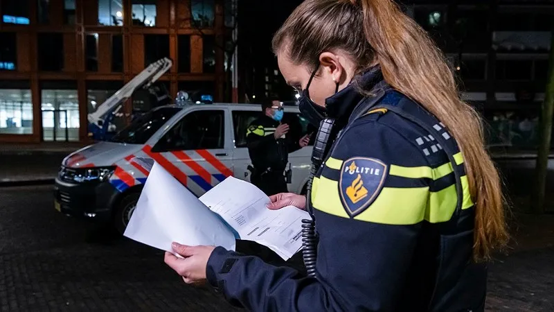 politie avondklok boete