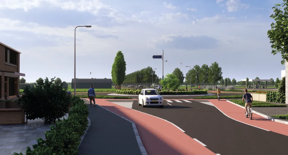 Middelharnis krijgt twee nieuwe rotondes