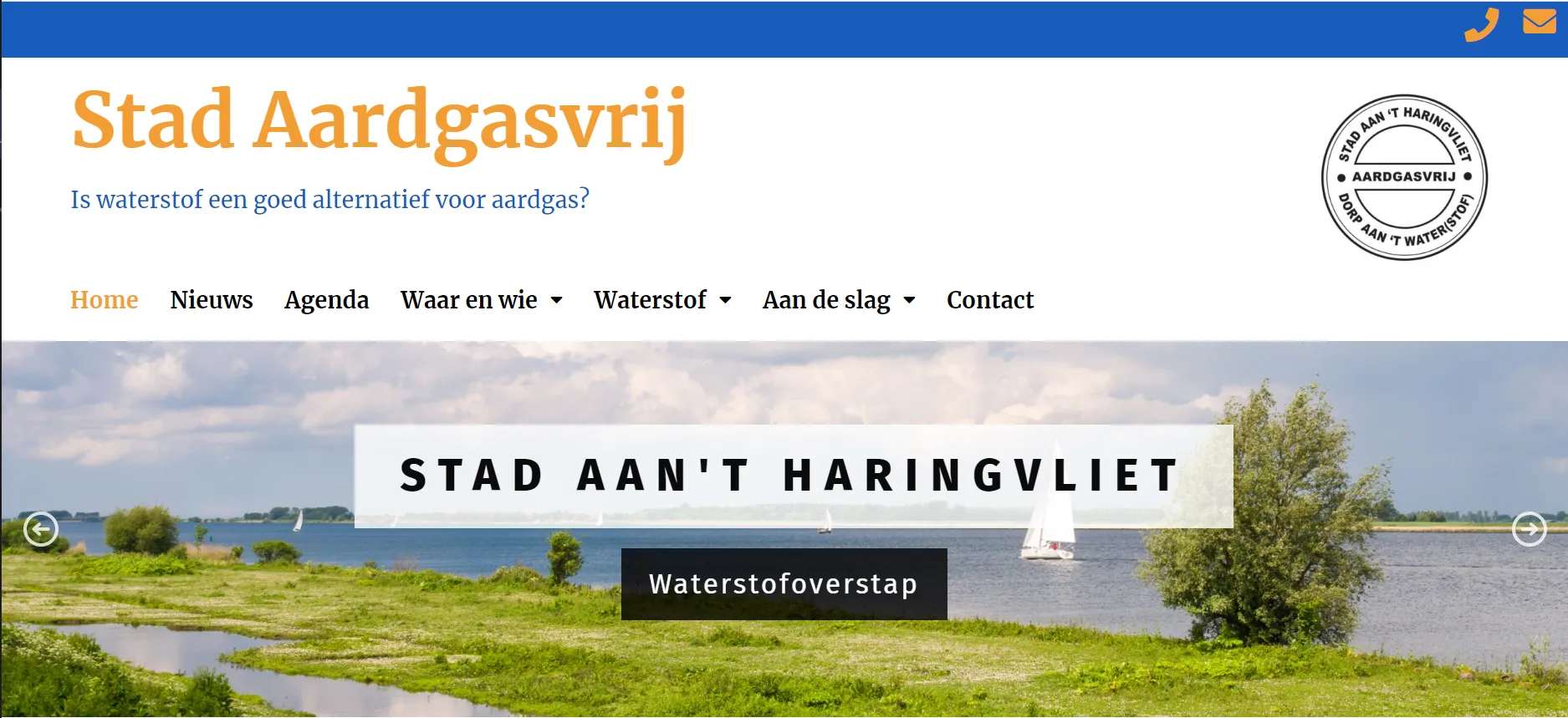 website stad aardgasvrij