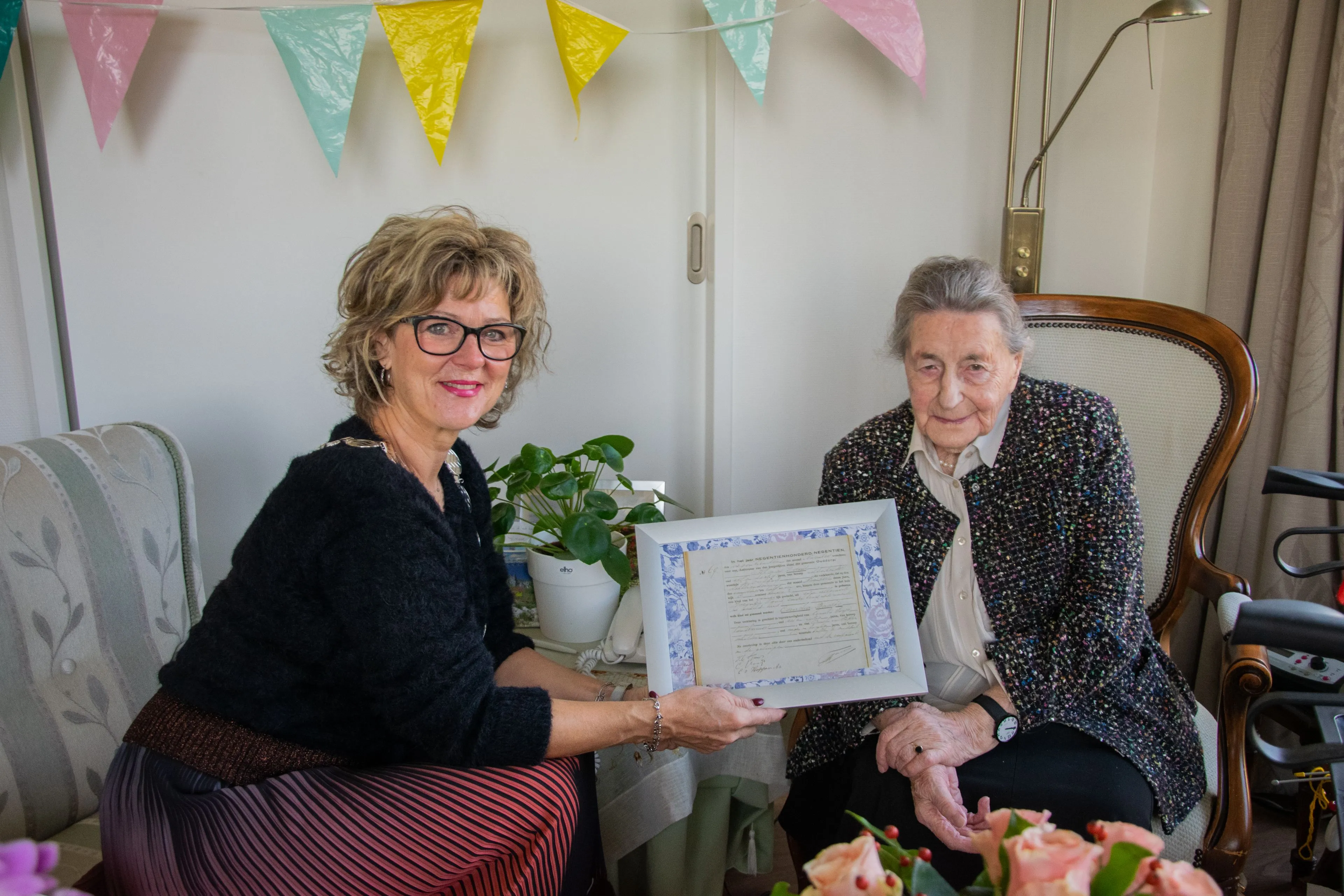 Oudste inwoner mevrouw Tanis (104) overleden