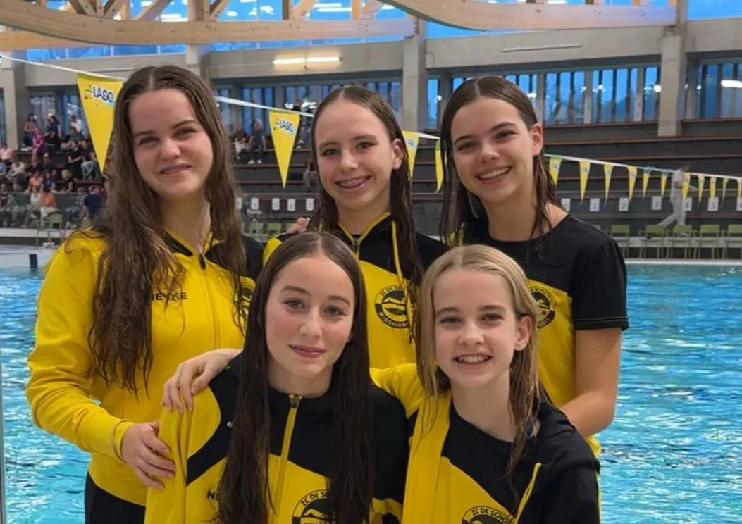 Schotejil-zwemsters in actie bij Internationale wedstrijd