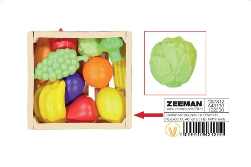 Terugroepacties voor Fruitmandje van de Zeeman