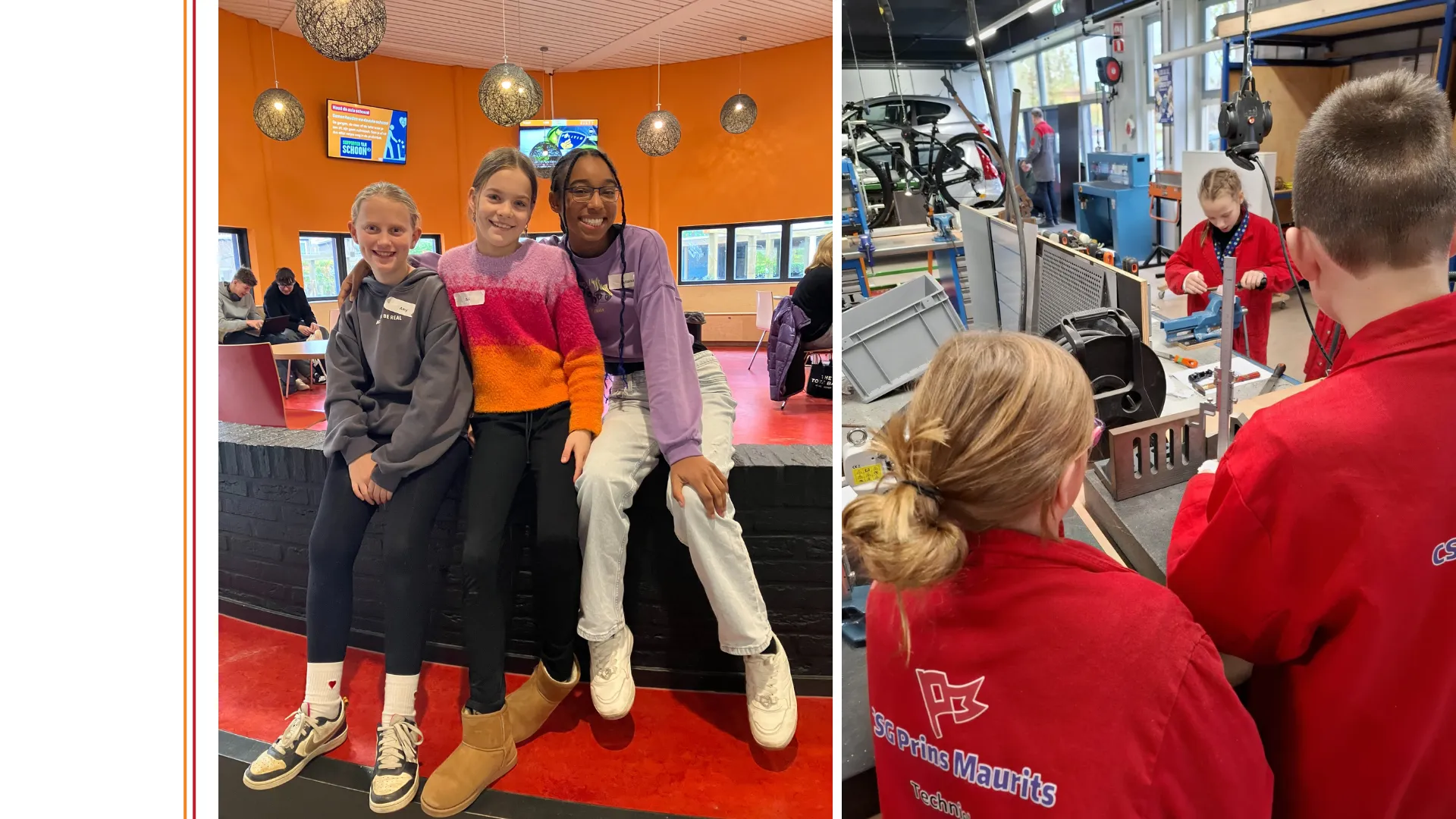 Groep 8-leerlingen maken kennis met de middelbare school