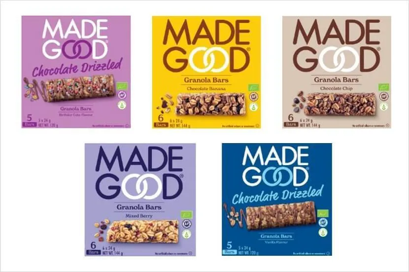Terugroepactie voor Made Good Granolarepen