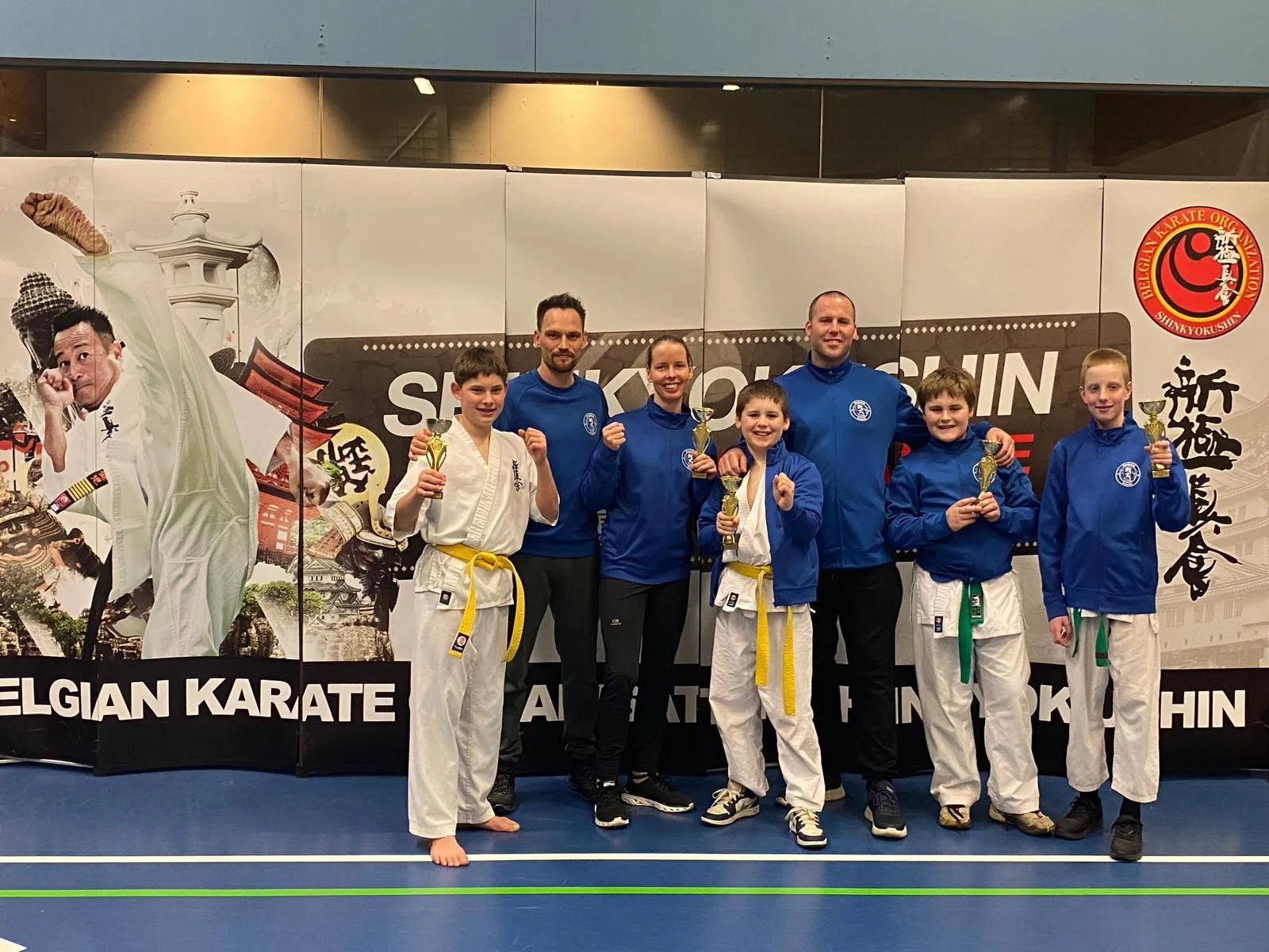 Vijf keer goud voor Budokai Senshi in België