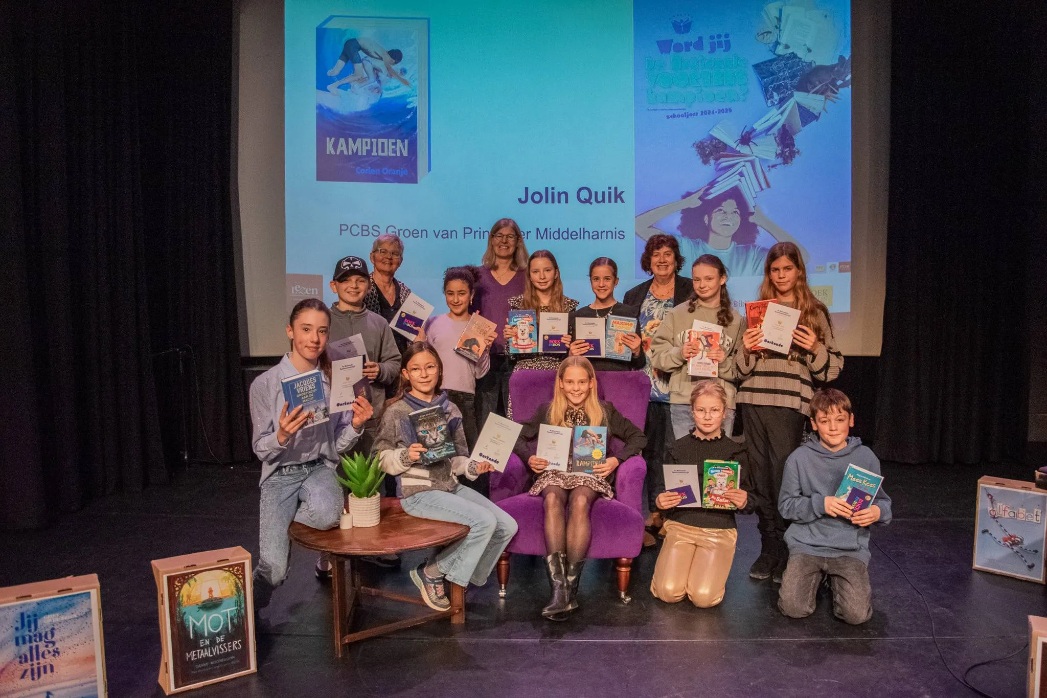 Jolin (11) wint tweede voorronde voorleeswedstrijd