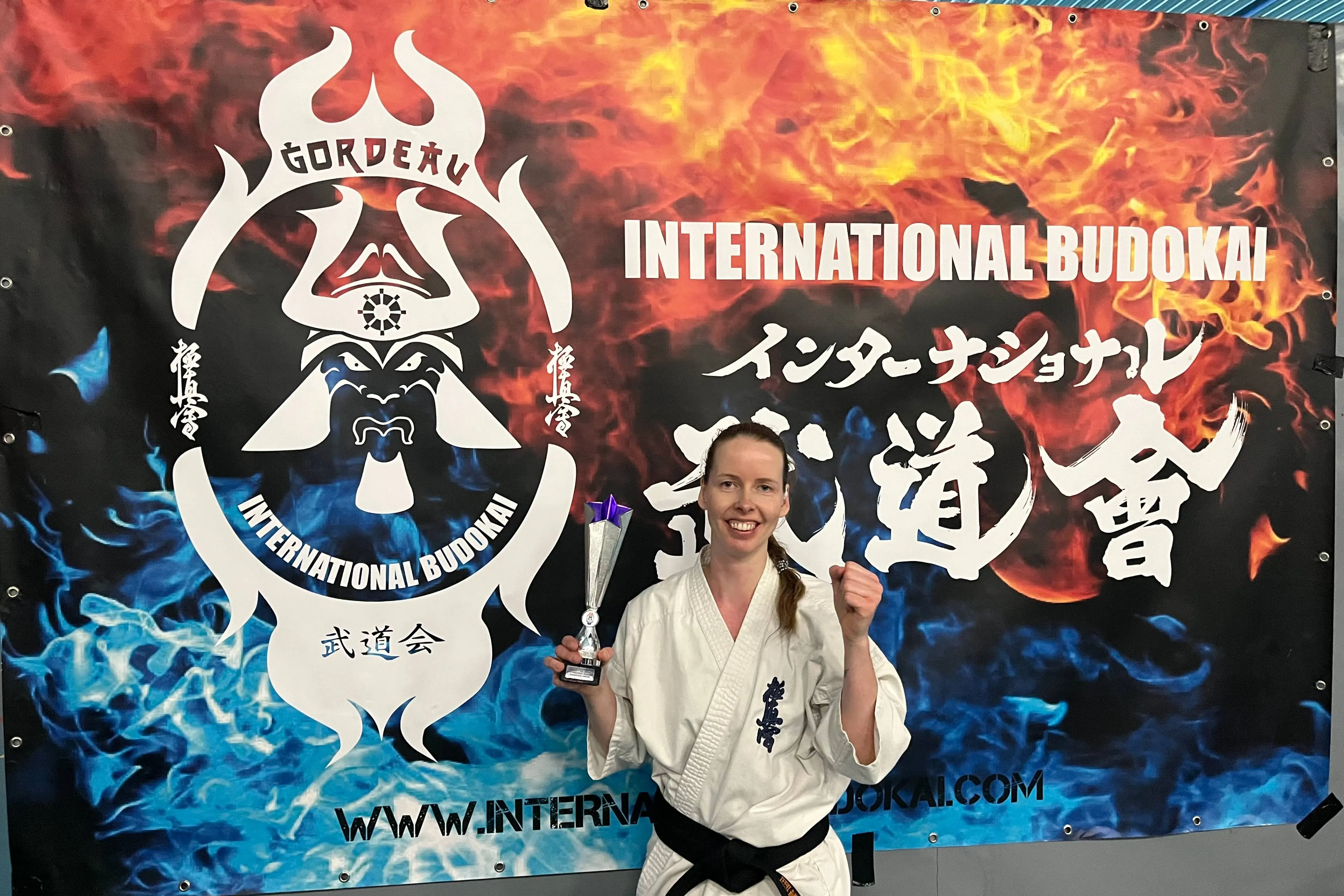 Angelique de Heer Europees Kampioen Kyokushinkai Karate