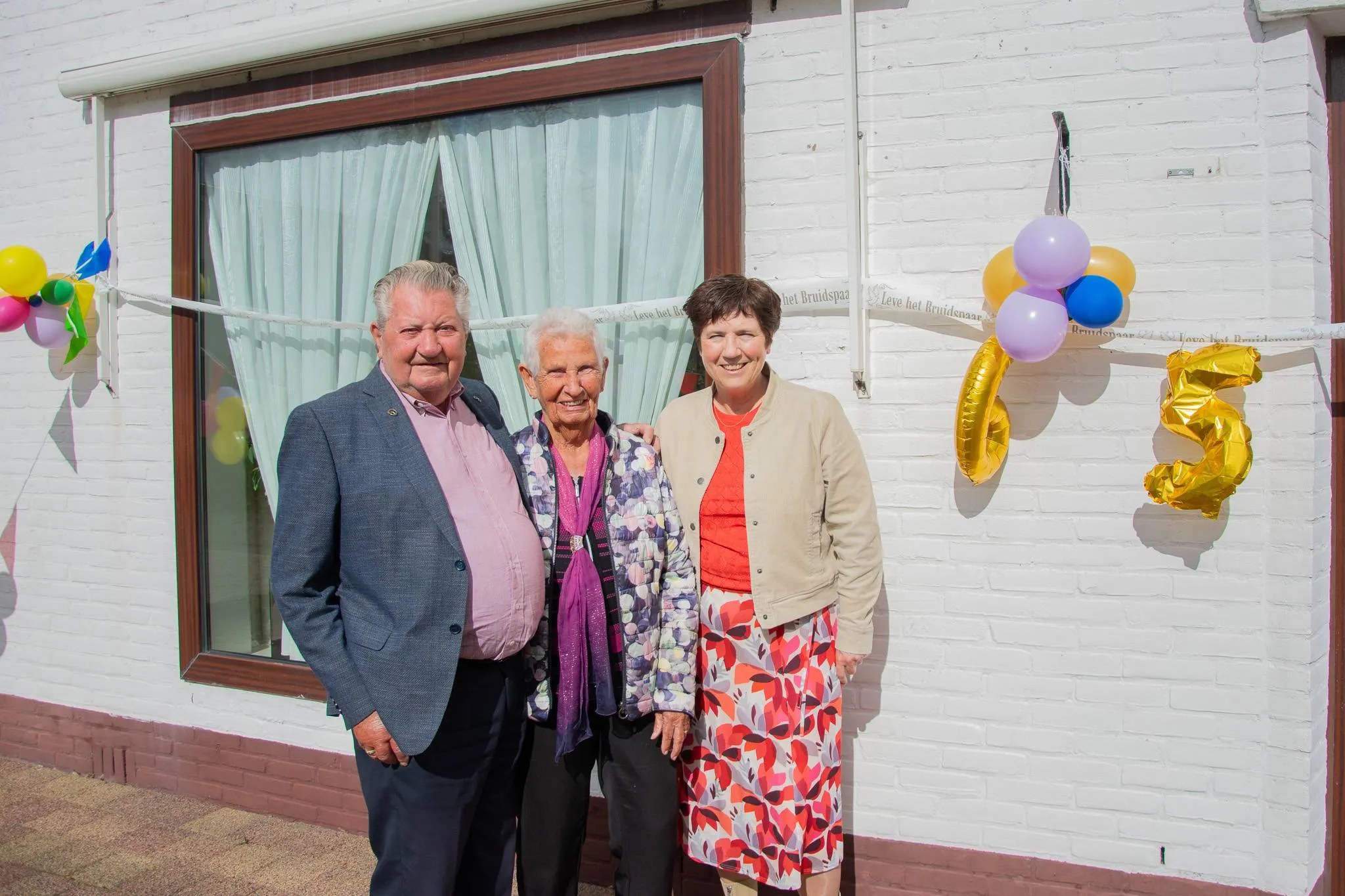 Briljanten huwelijk voor familie Polie