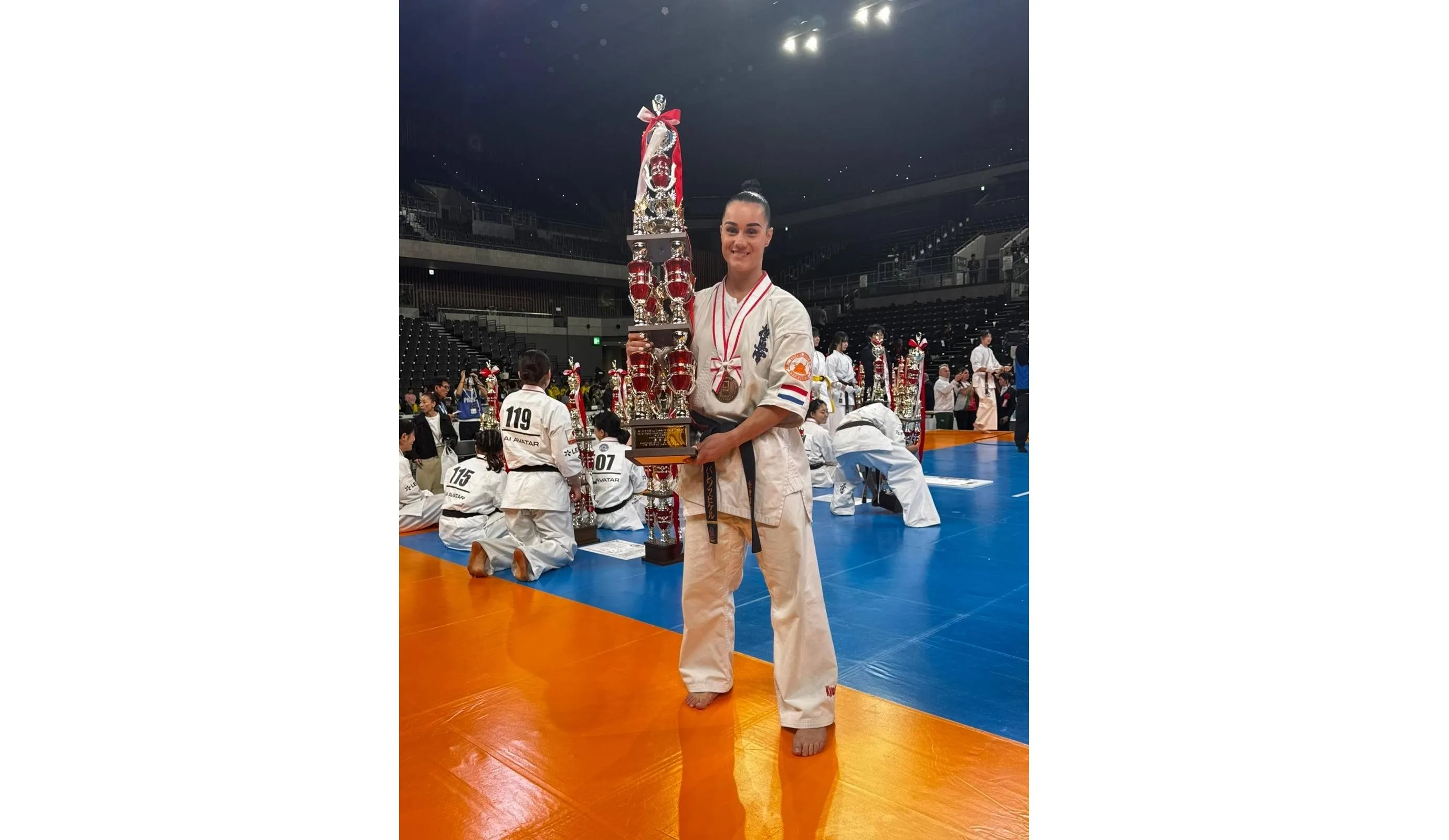 Valence Bickel van Itachi Dojo schrijft geschiedenis in Japan