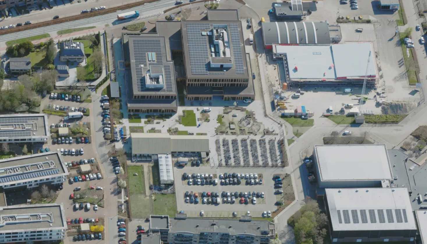 Beroepscampus Sommelsdijk luchtfoto