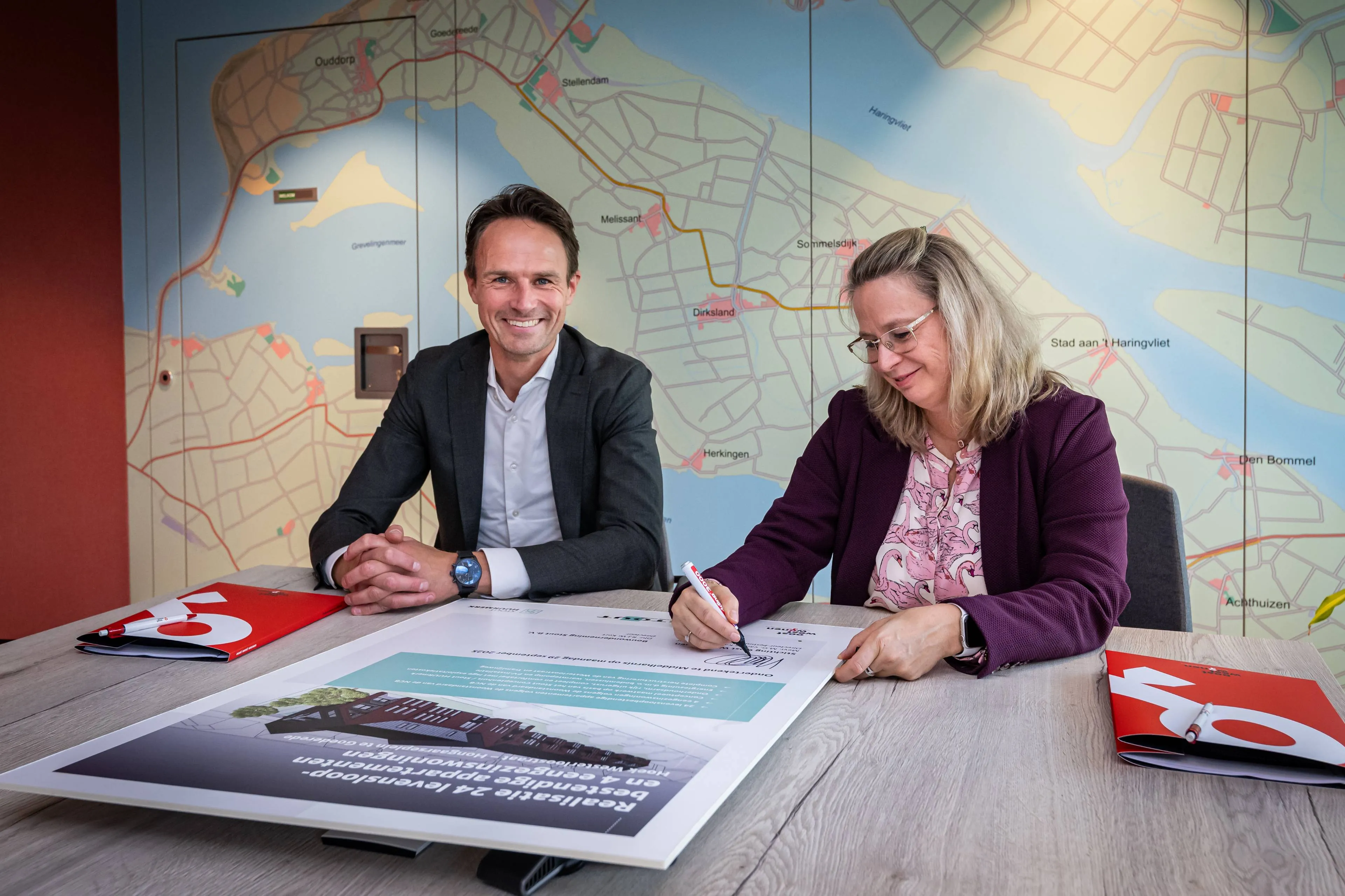 ondertekening nieuwbouw goedereede