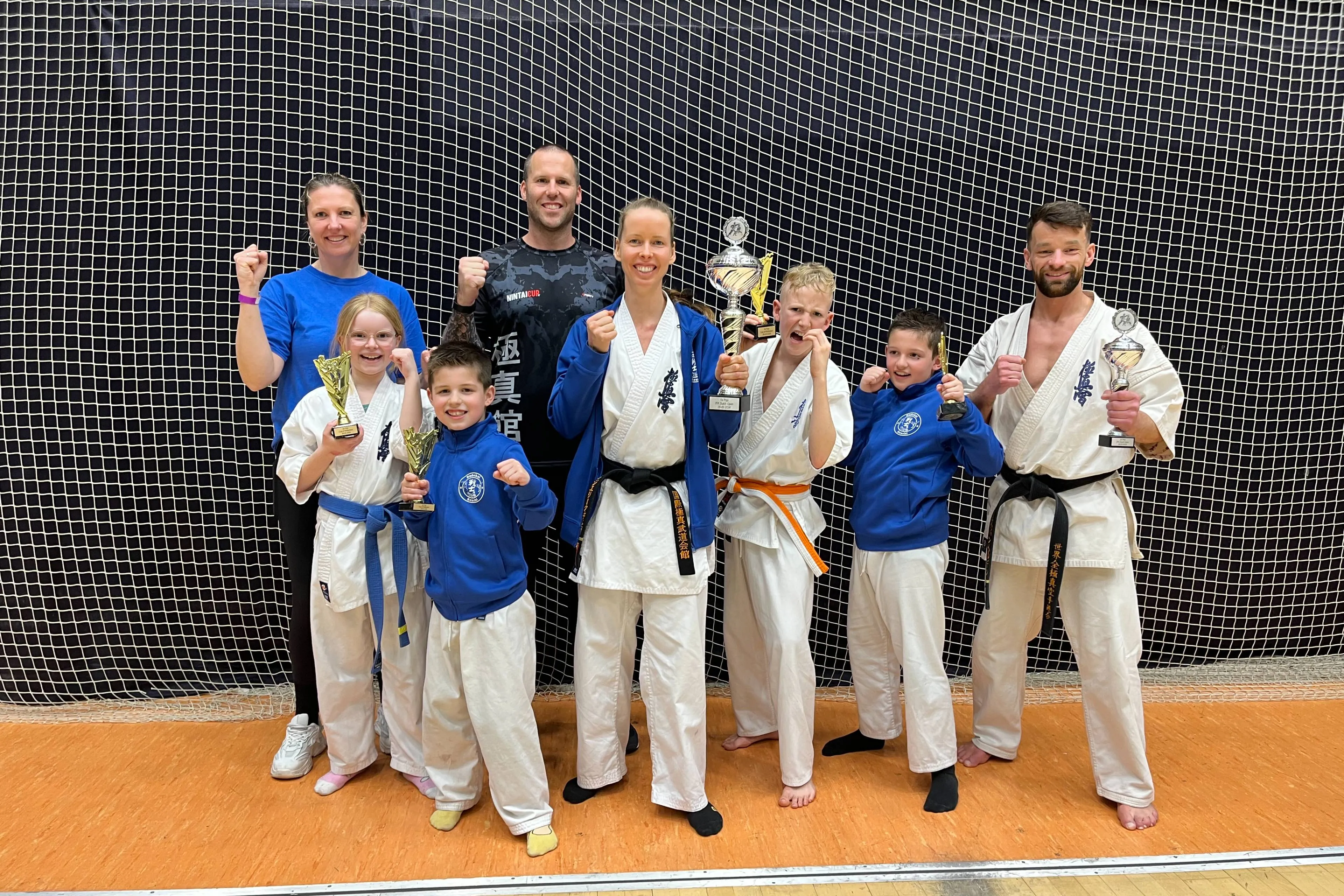 Budokai Senshi pakt zes prijzen op NK Kyokushinkai