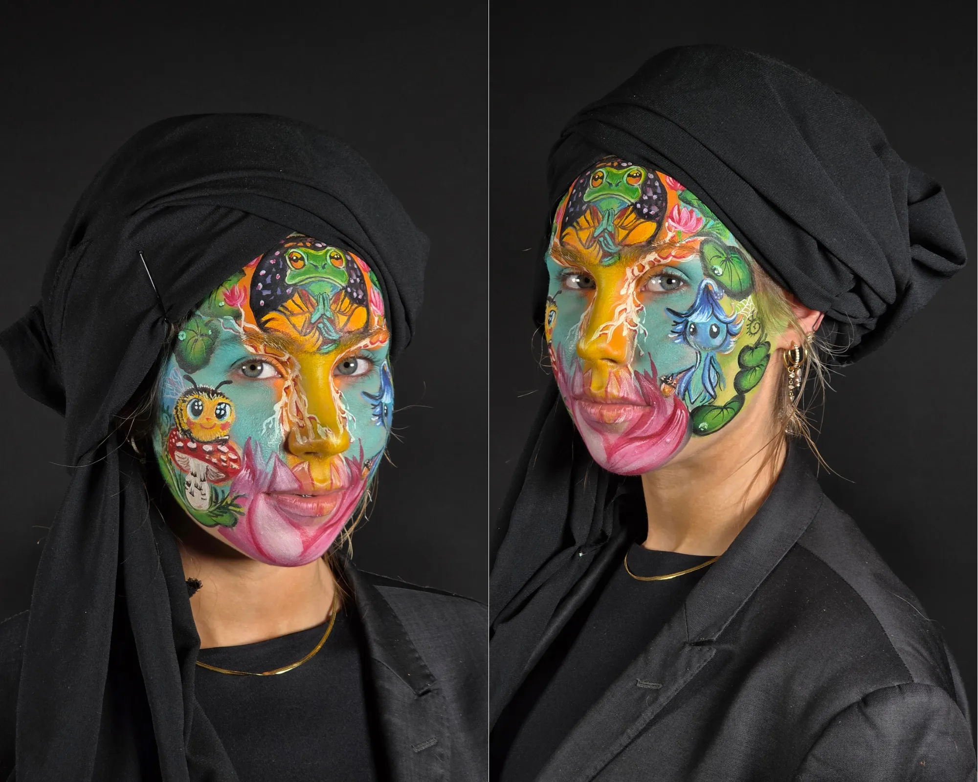 Flakkeese Sylvia scoort op wereldkampioenschap schminken