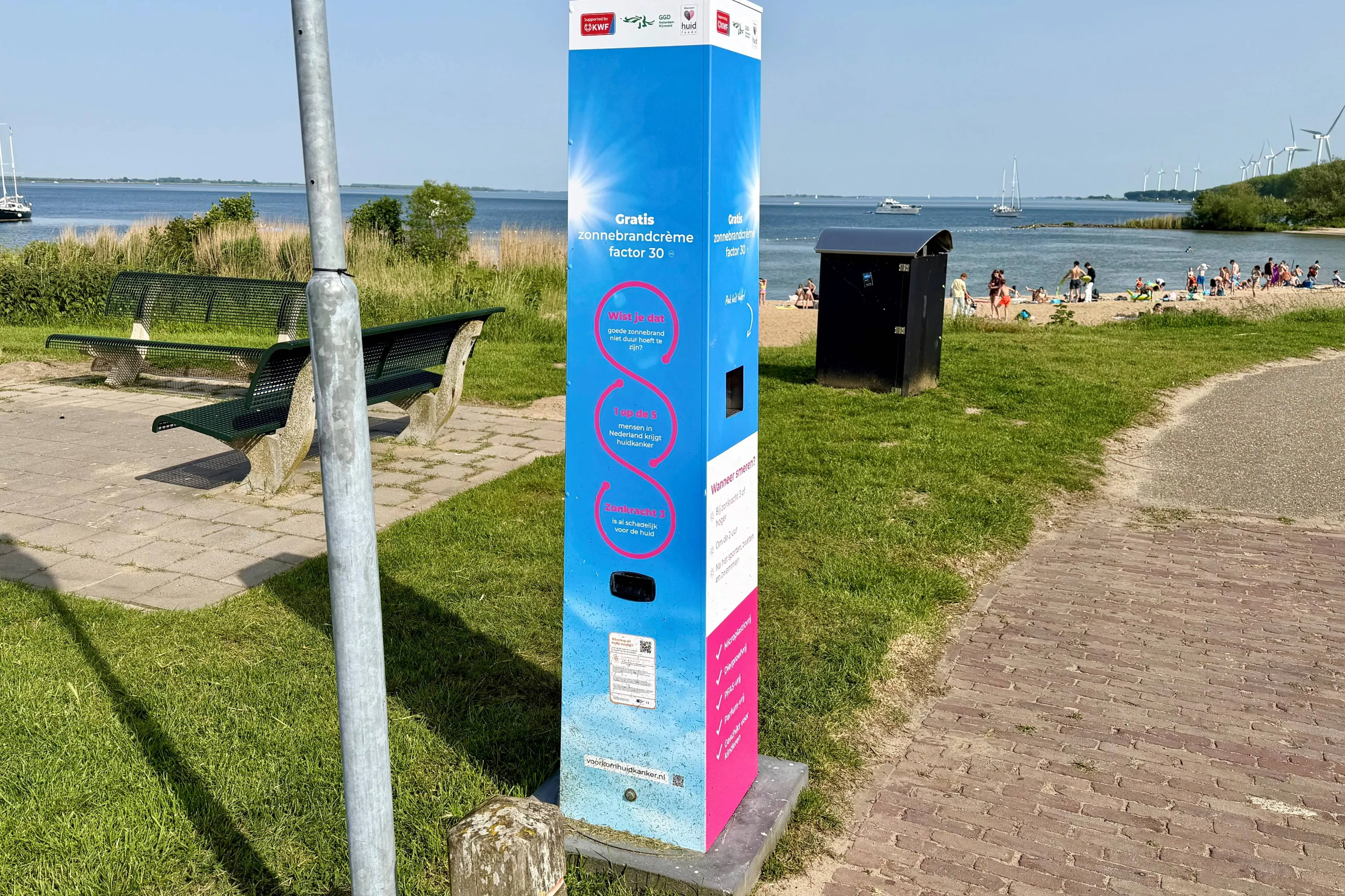 Gratis zonnebrandcrème op twee locaties op Goeree-Overflakkee