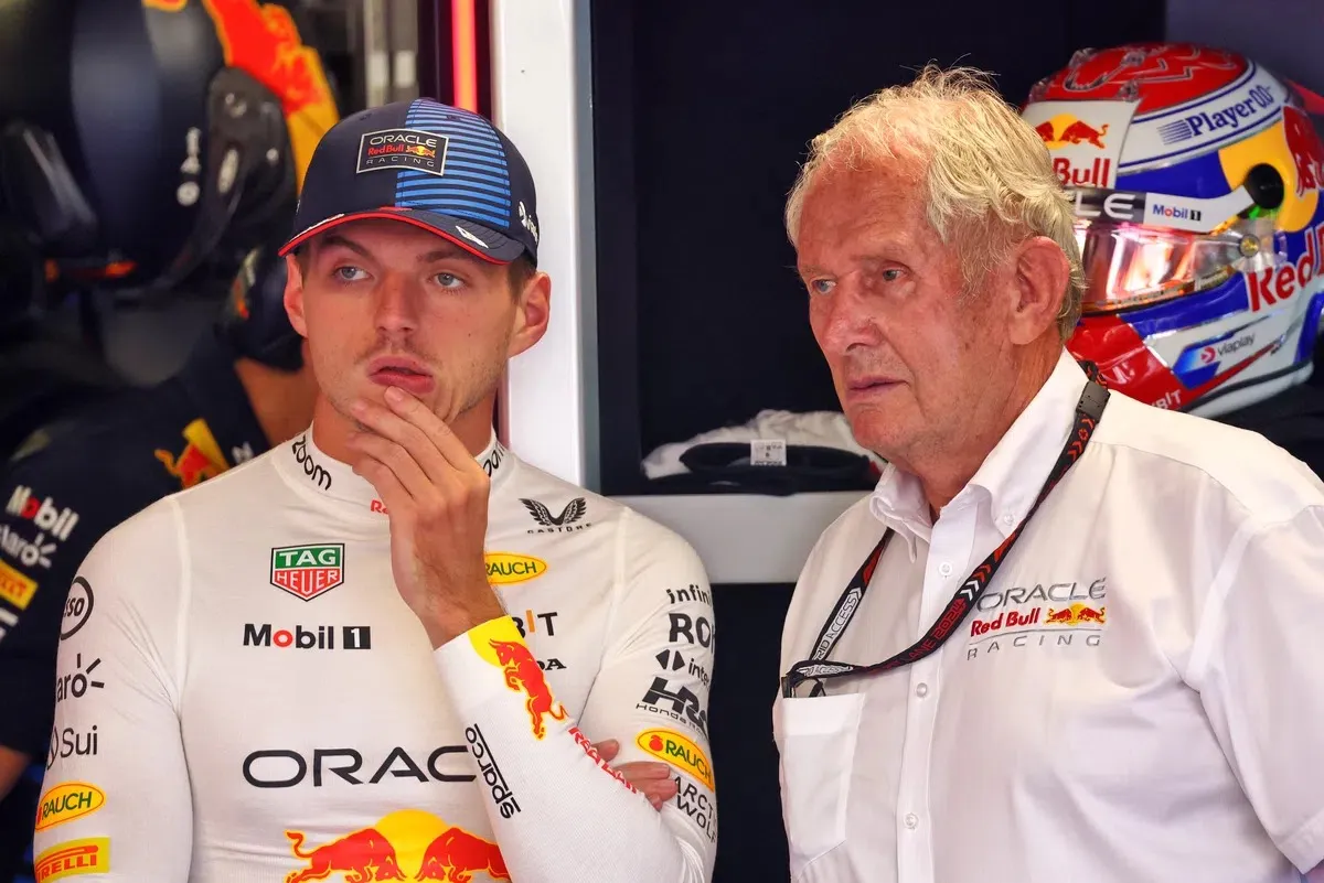 Verstappen en Marko
