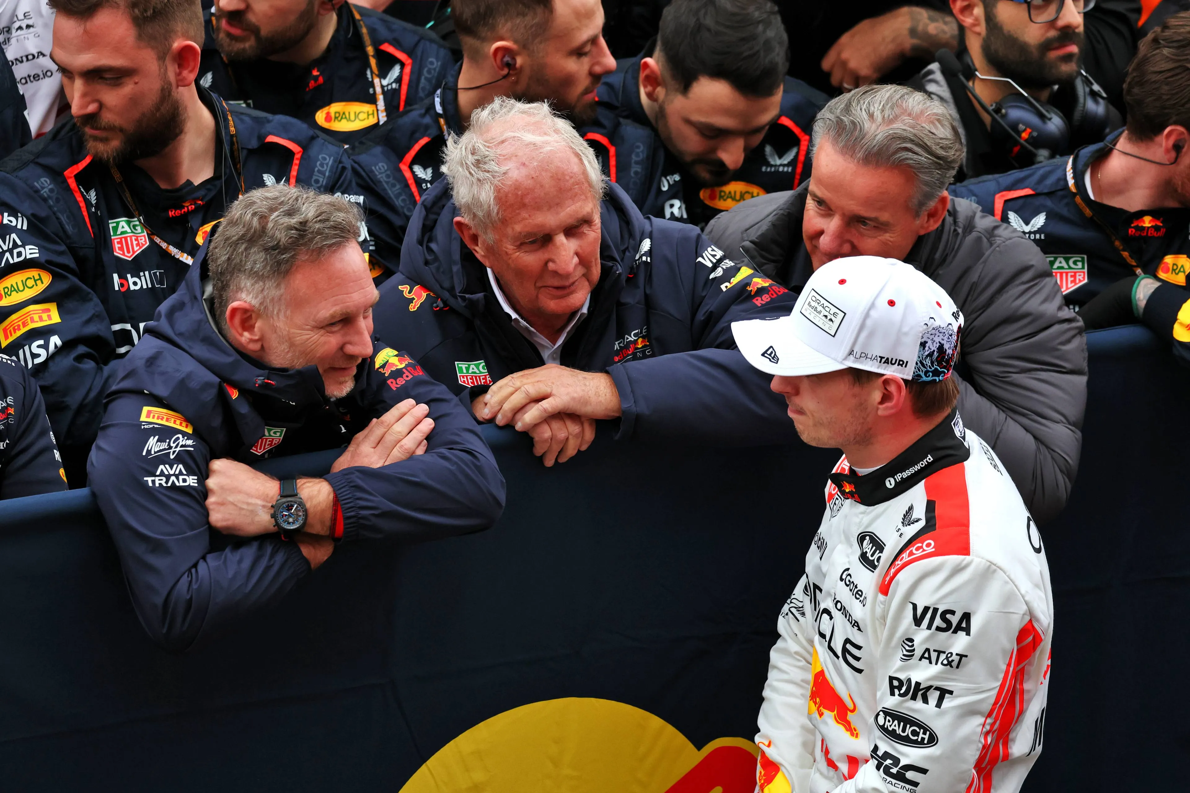 Horner on Verstappen fending off both McLarens: 'Couldn't get anywhere near him'