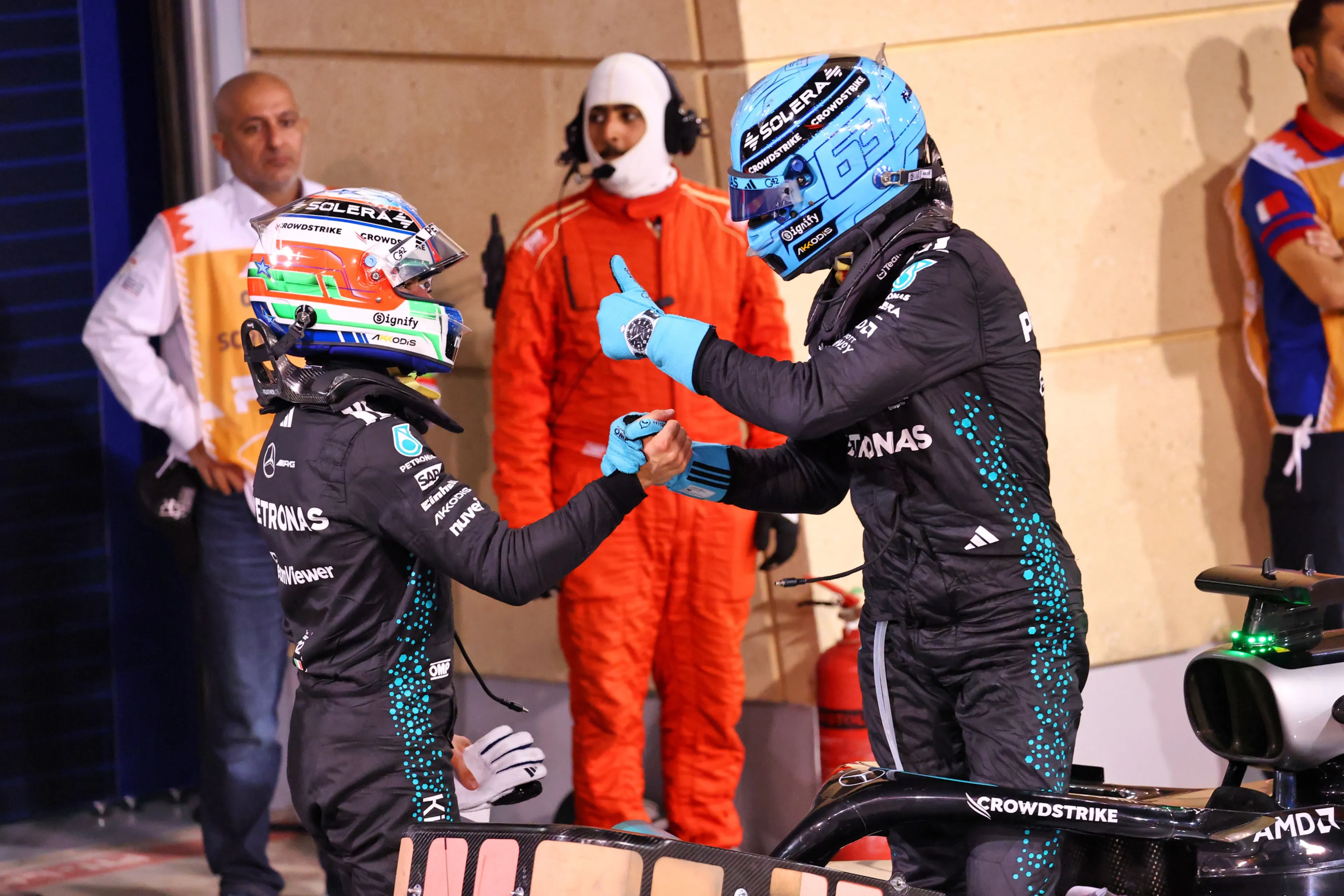Russell and Antonelli get grid penalties for Q2 incident by the stewards!