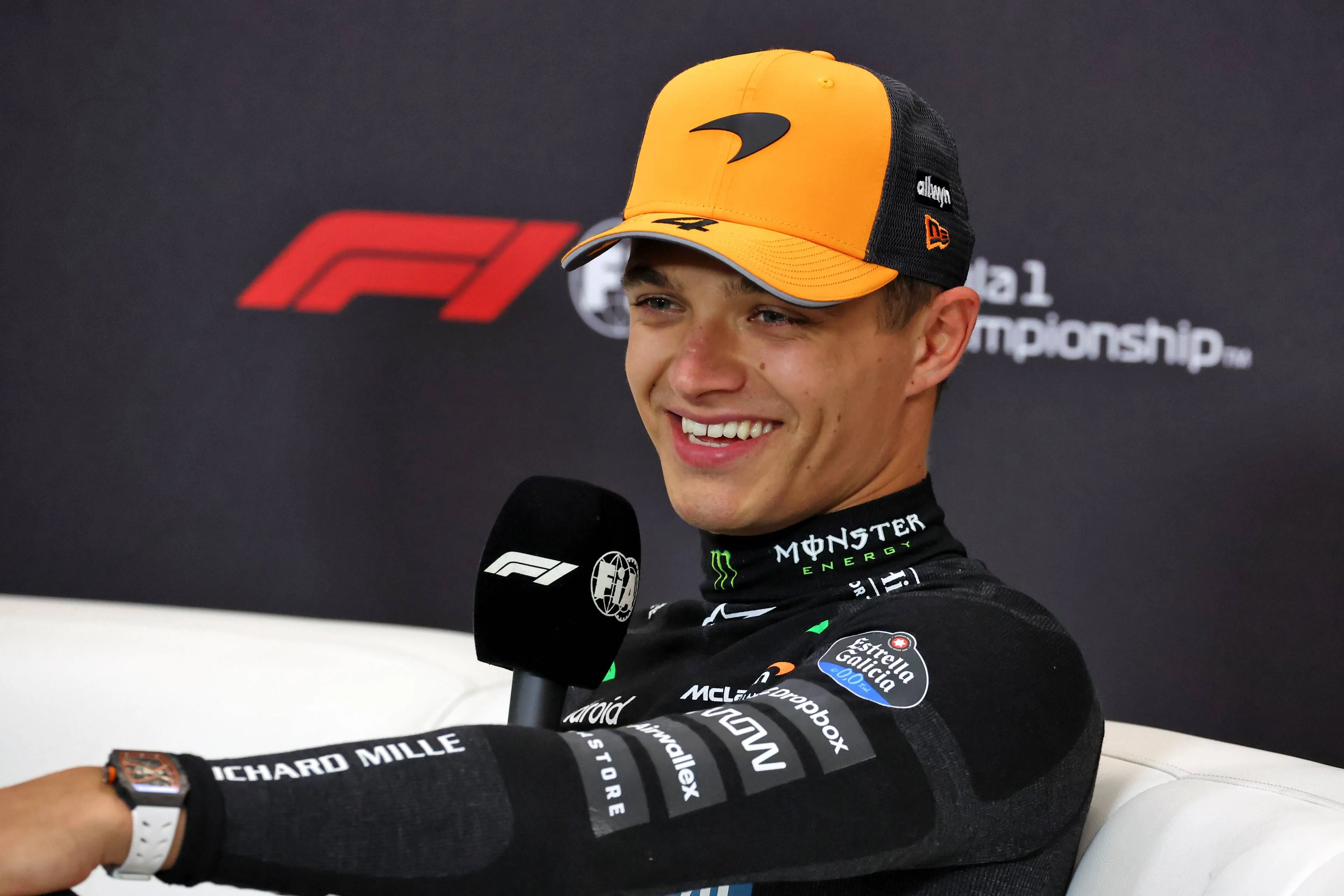Norris revealed to be testing cars for another type of driving series
