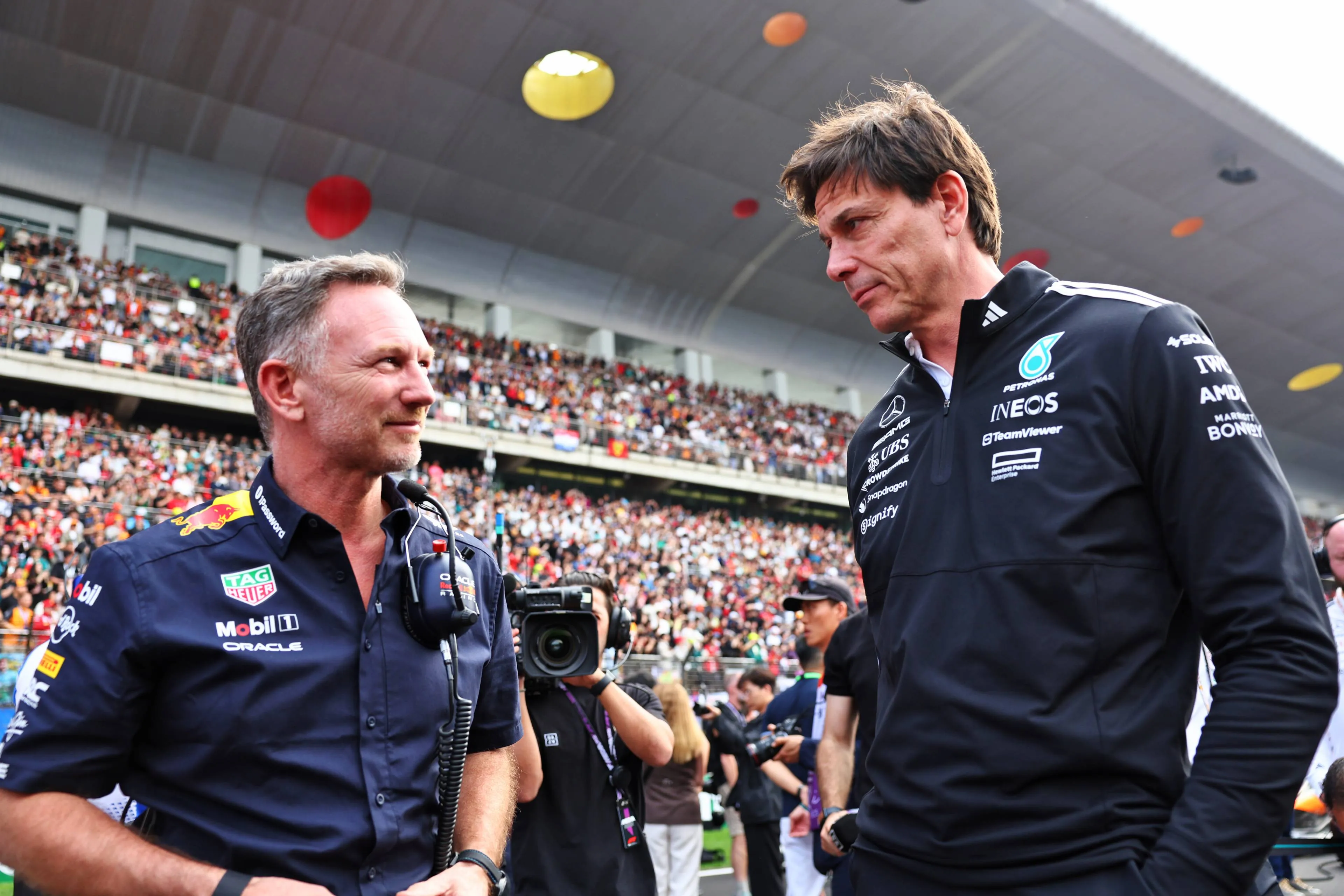 horner wolff mercedes red bull china 2025