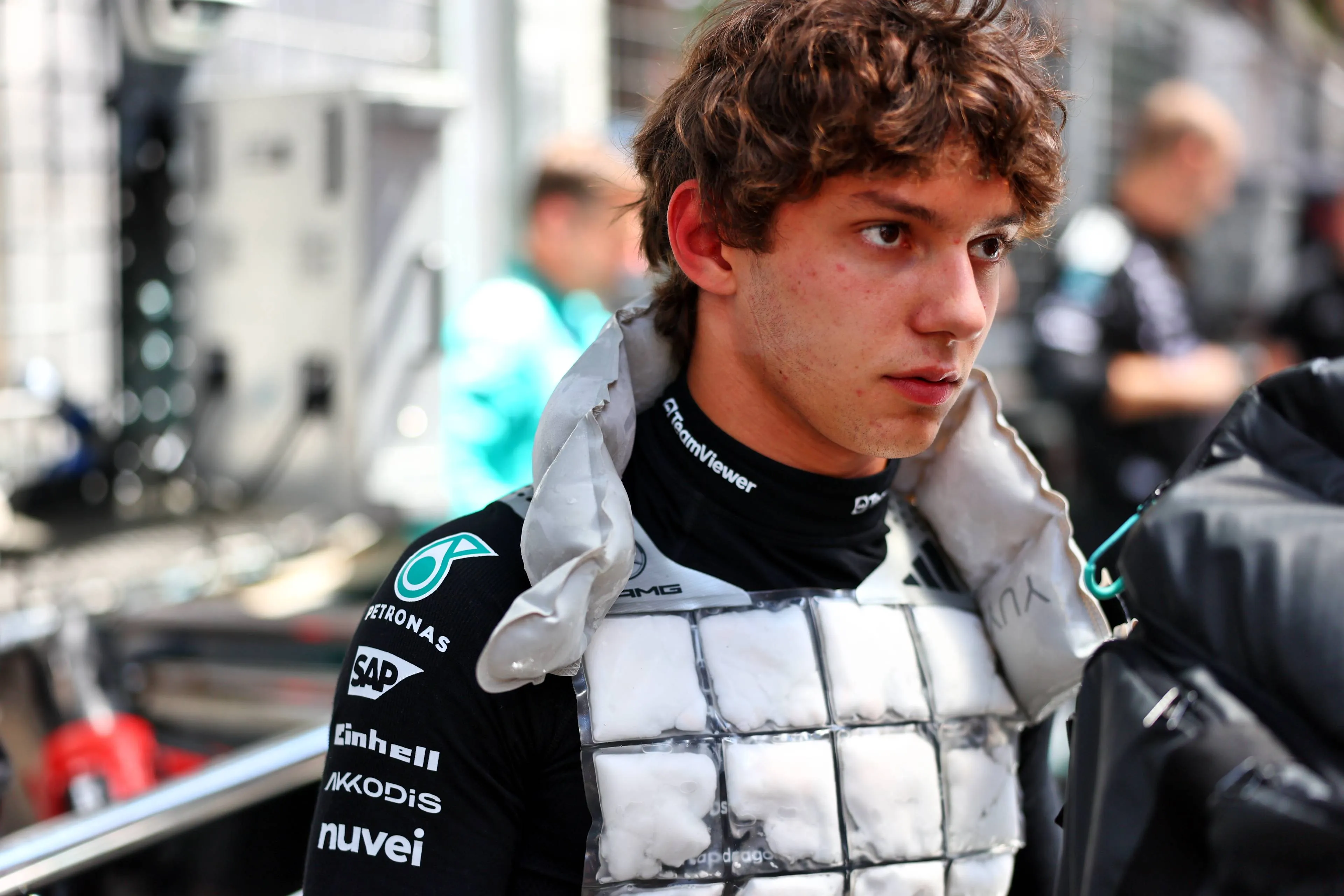 Andrea Kimi Antonelli at the Monaco Grand Prix Grid
