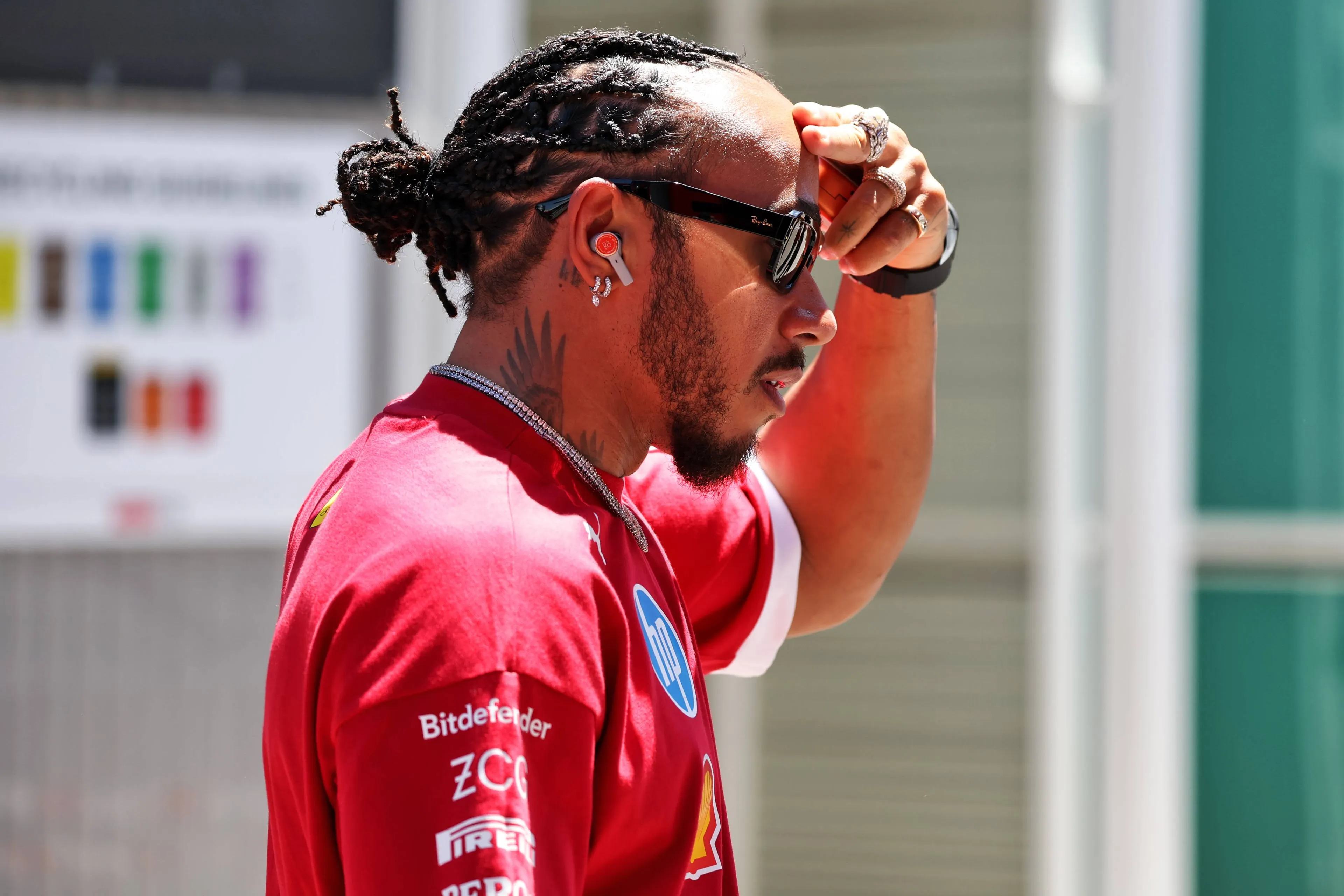 lewis hamilton at barcelona
