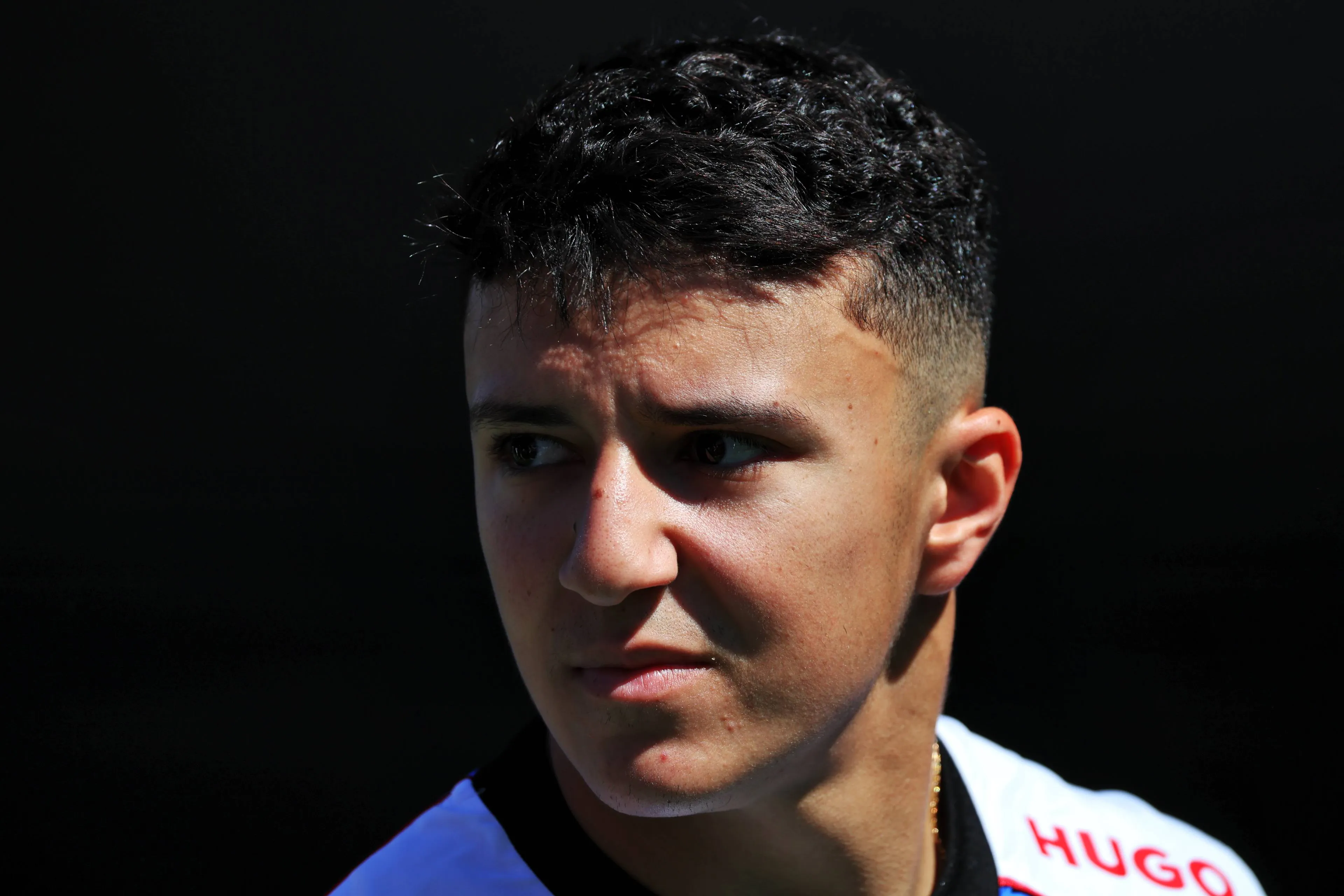Isack Hadjar at the Spanish Grand Prix