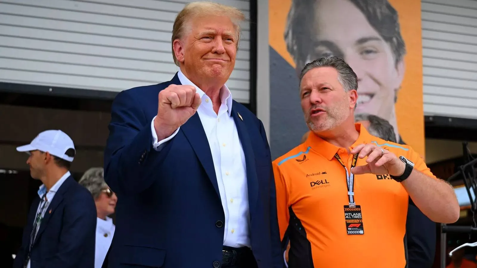 donald trump miami grand prix mclarenjpg