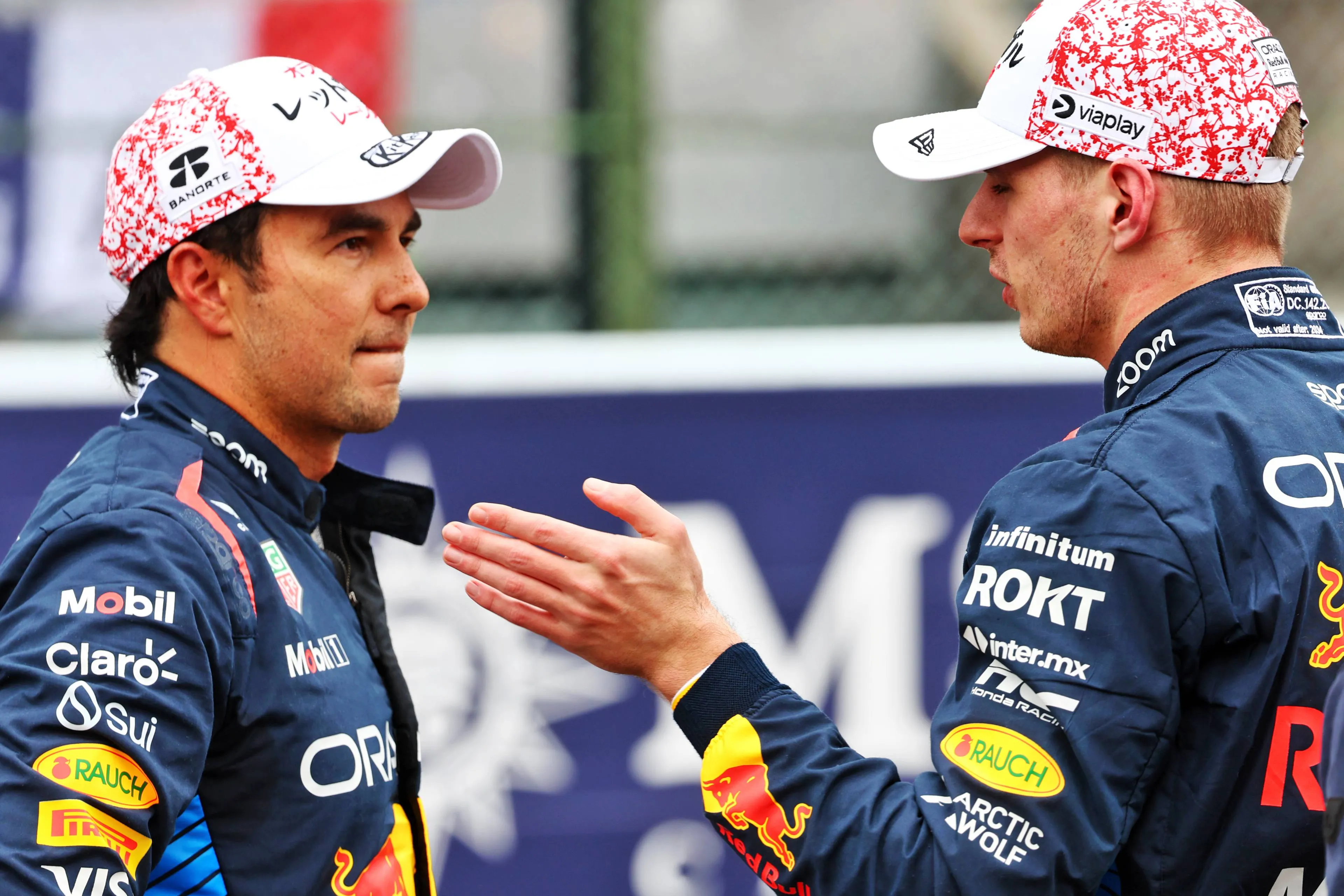 max verstappen en sergio perez