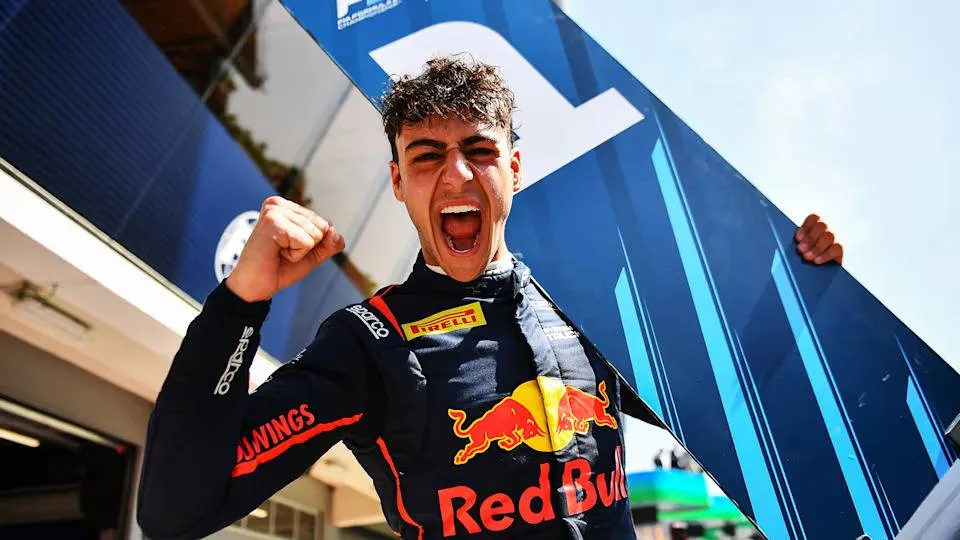 mconvertereu lindblad f2 feature race win barcelona 2025