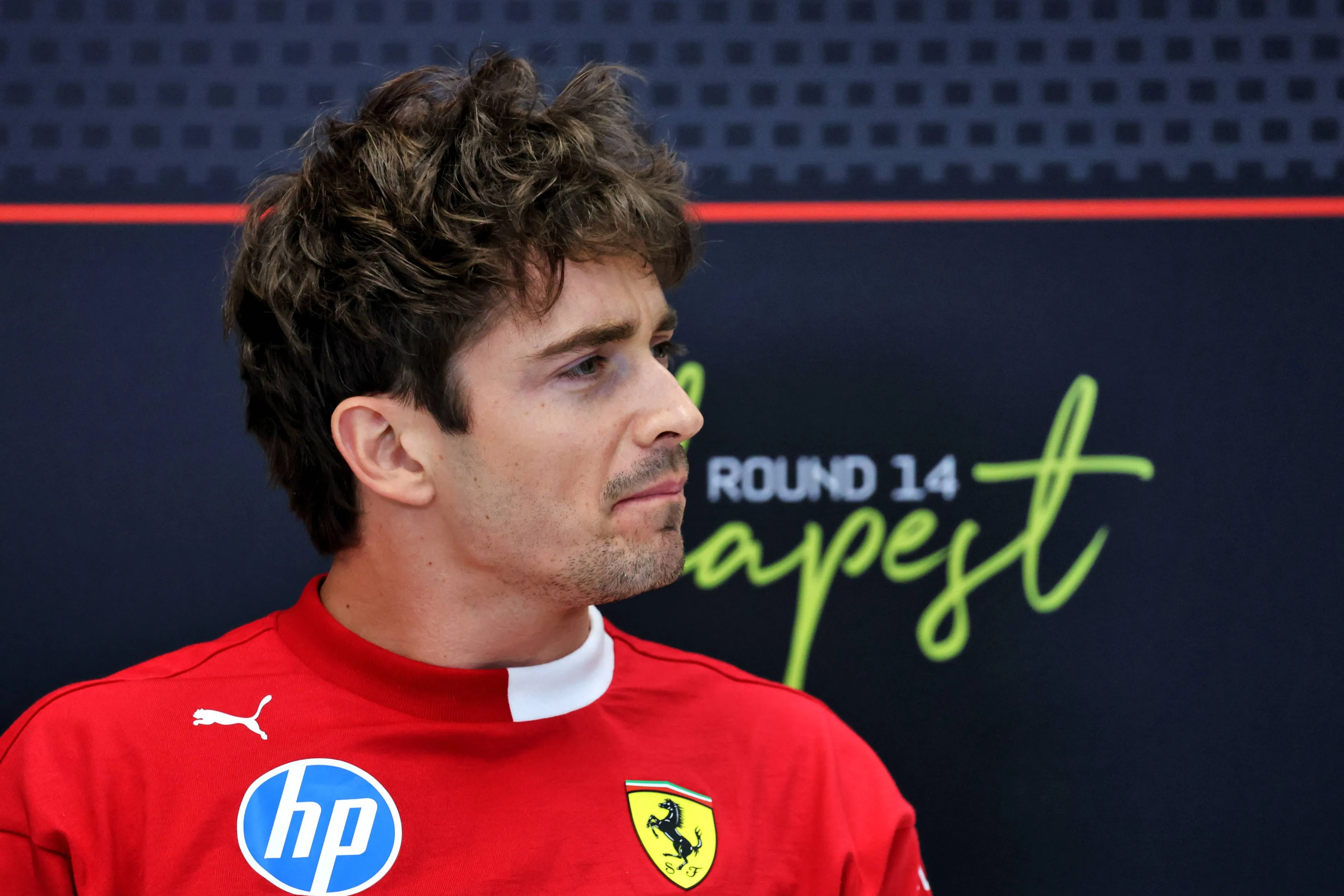 Charles Leclerc in Hungary