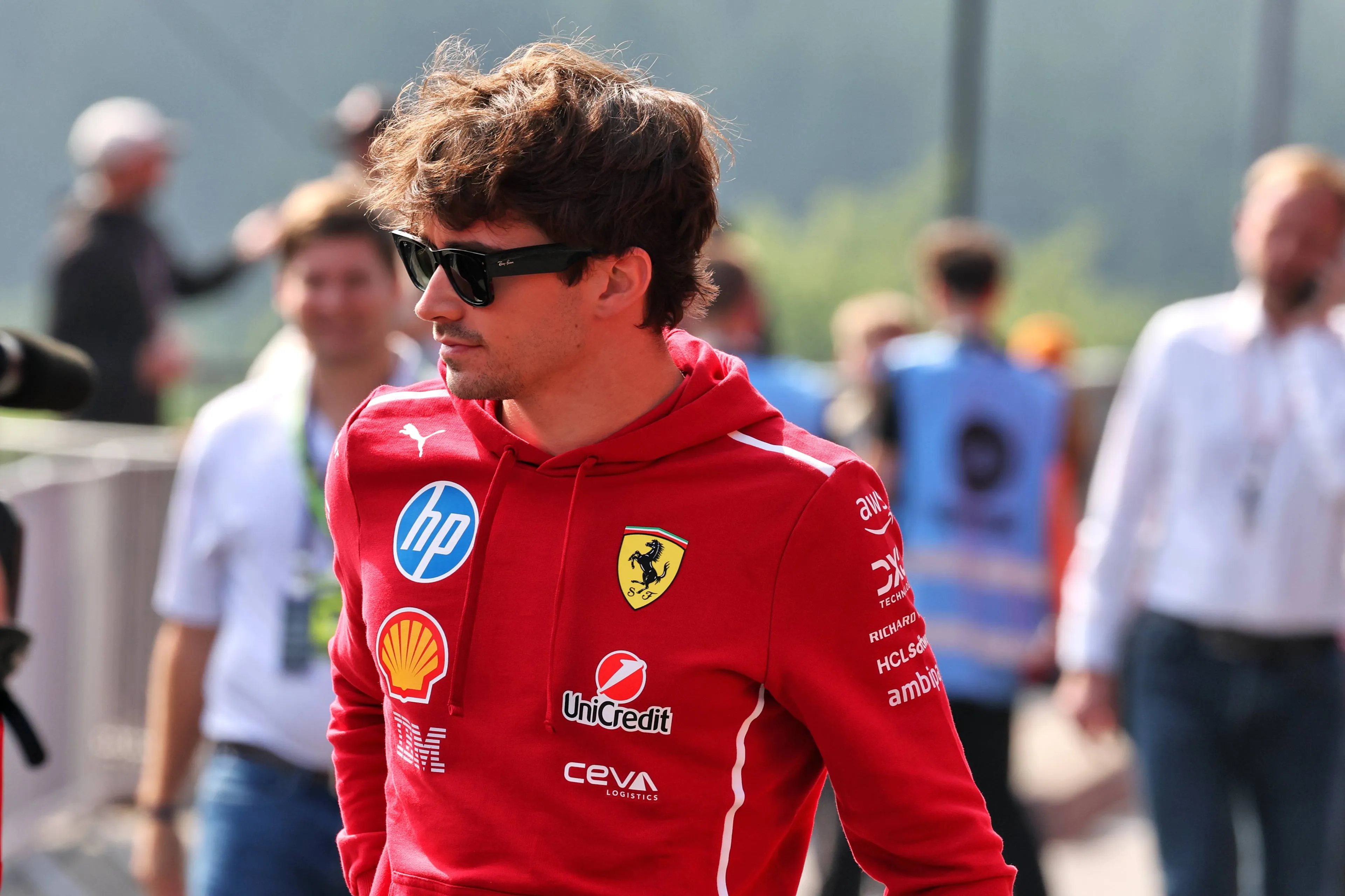 Charles Leclerc in Spa