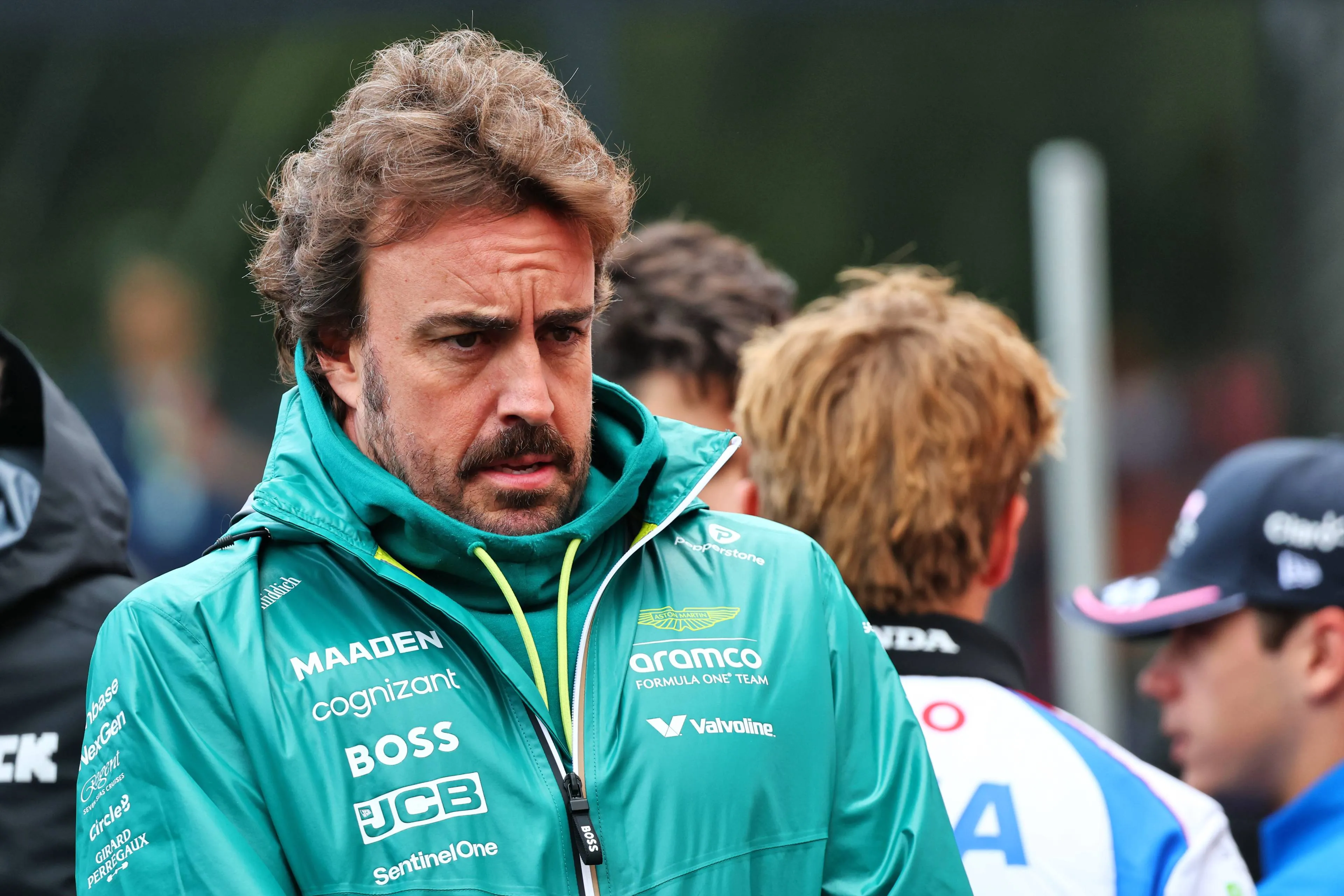 Fernando Alonso in Belgium