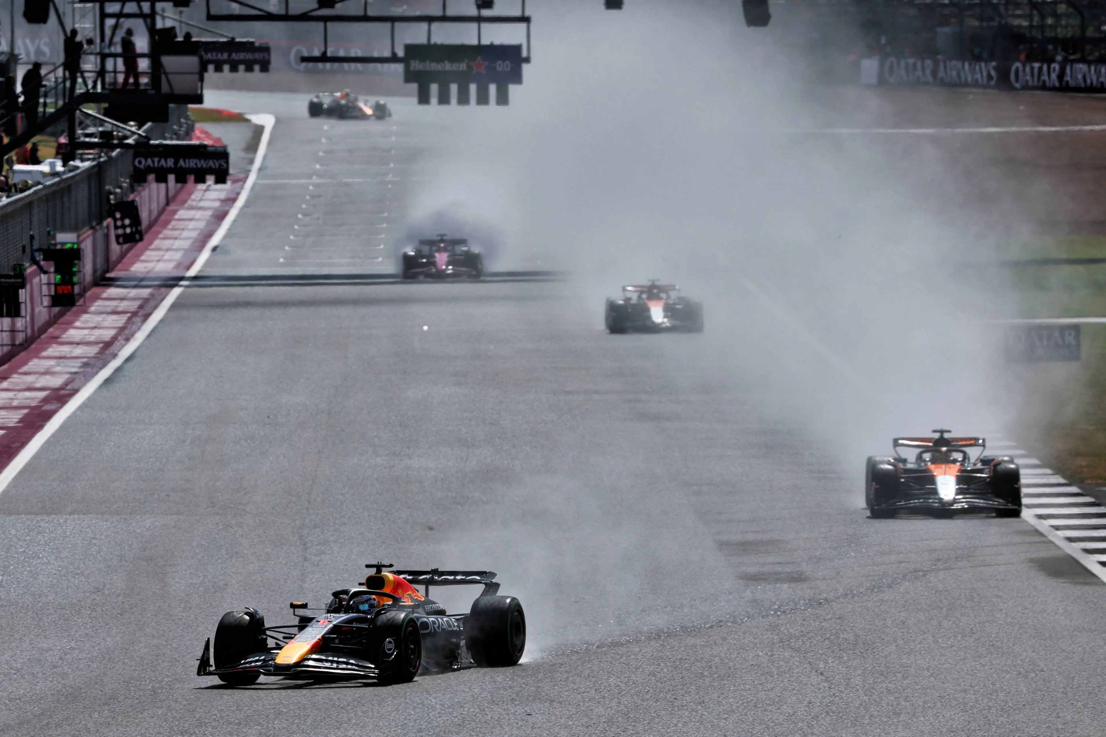 Max Verstappen at the British Grand Prix