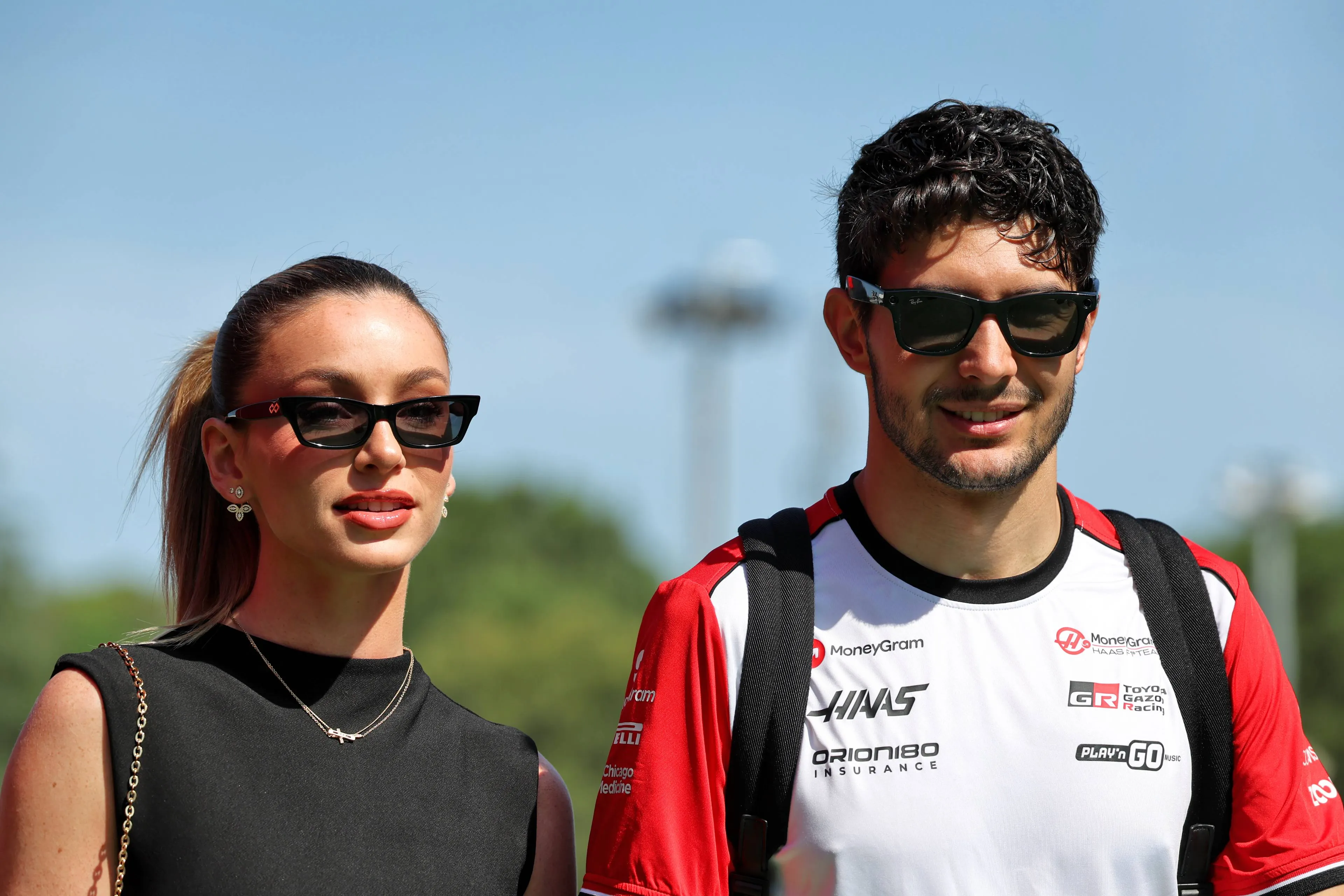 Esteban Ocon and Flavy Barla
