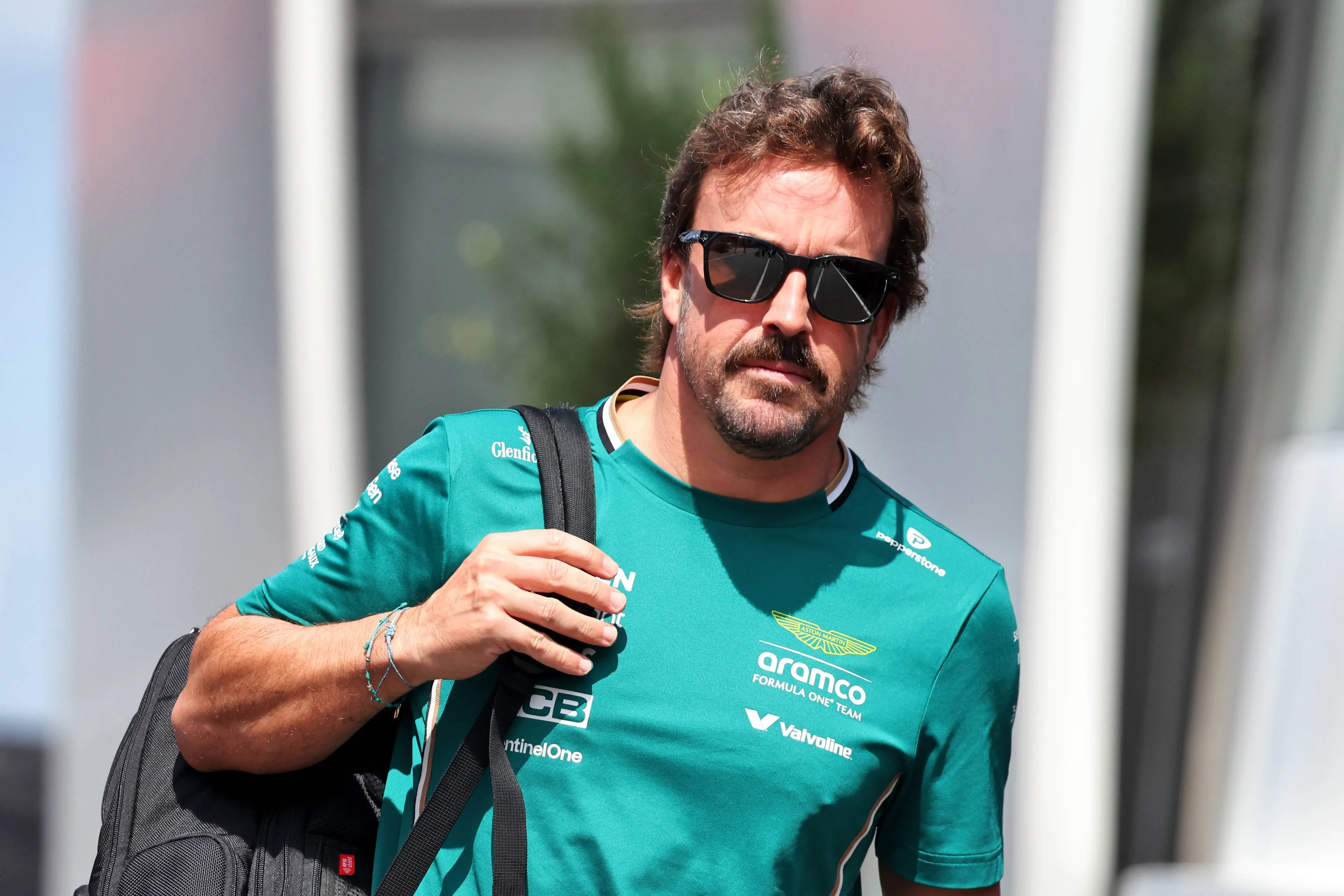 Fernando Alonso in Hongarije