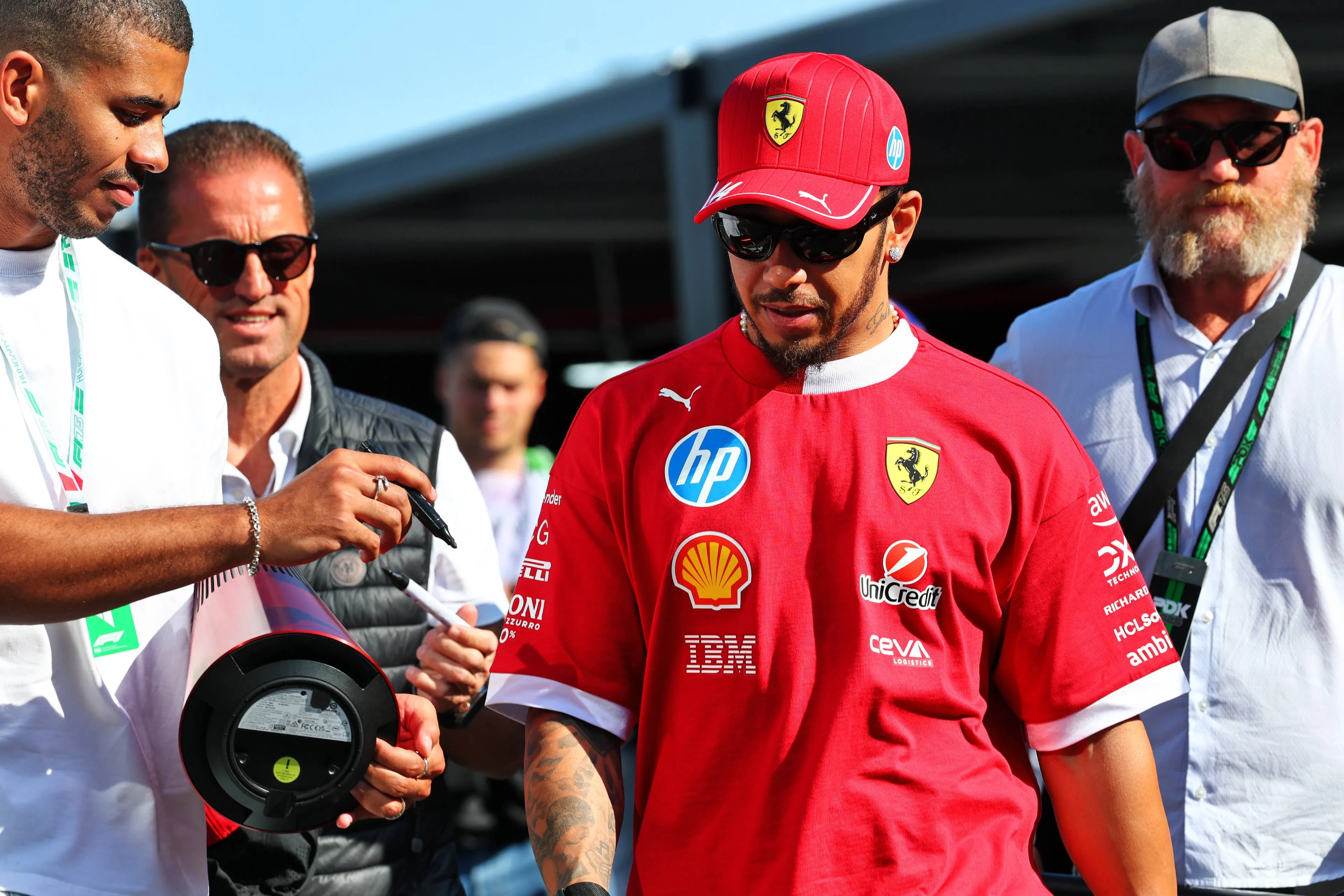 Hamilton at the Hungarian GP