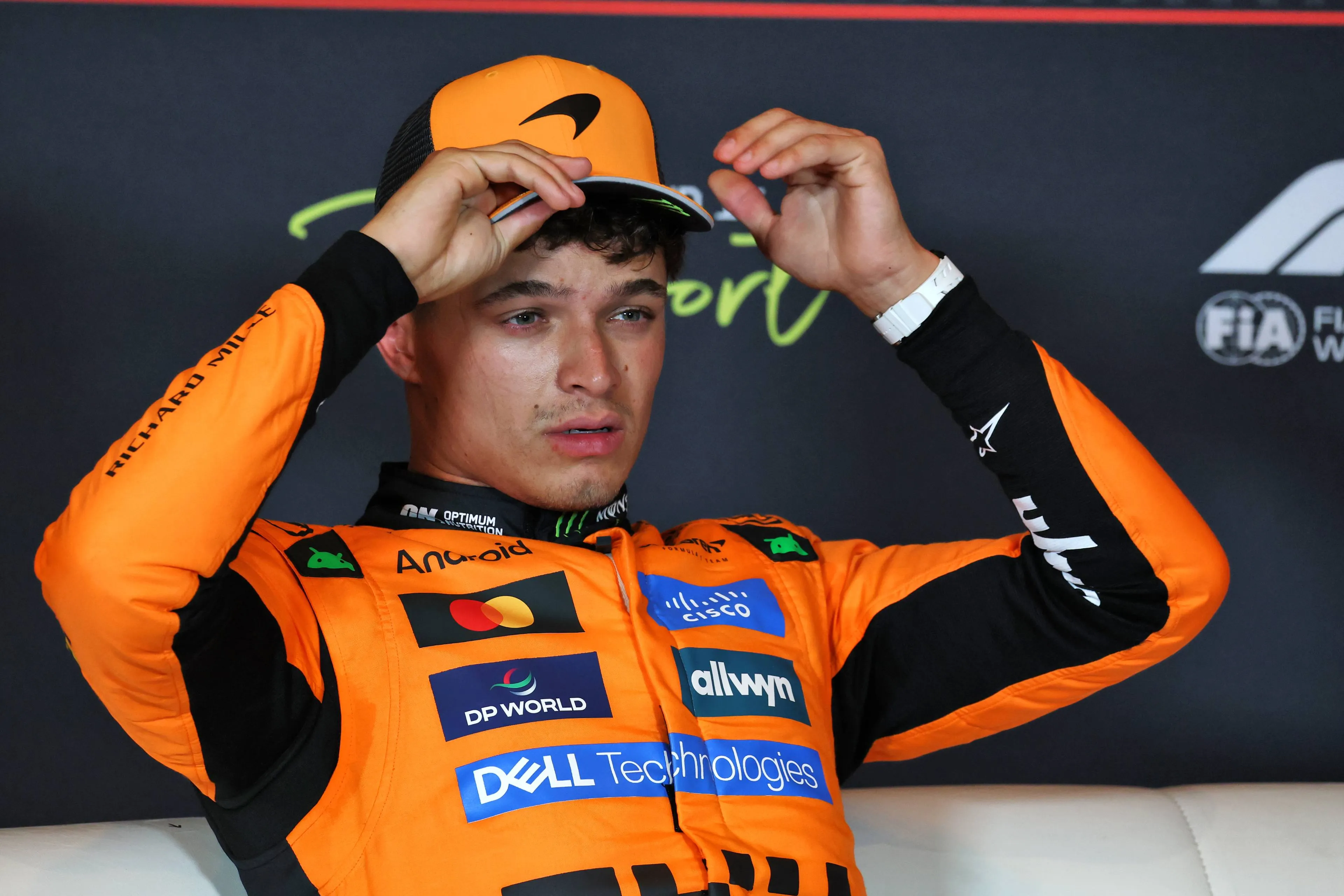 Lando Norris persconferentie Zandvoort