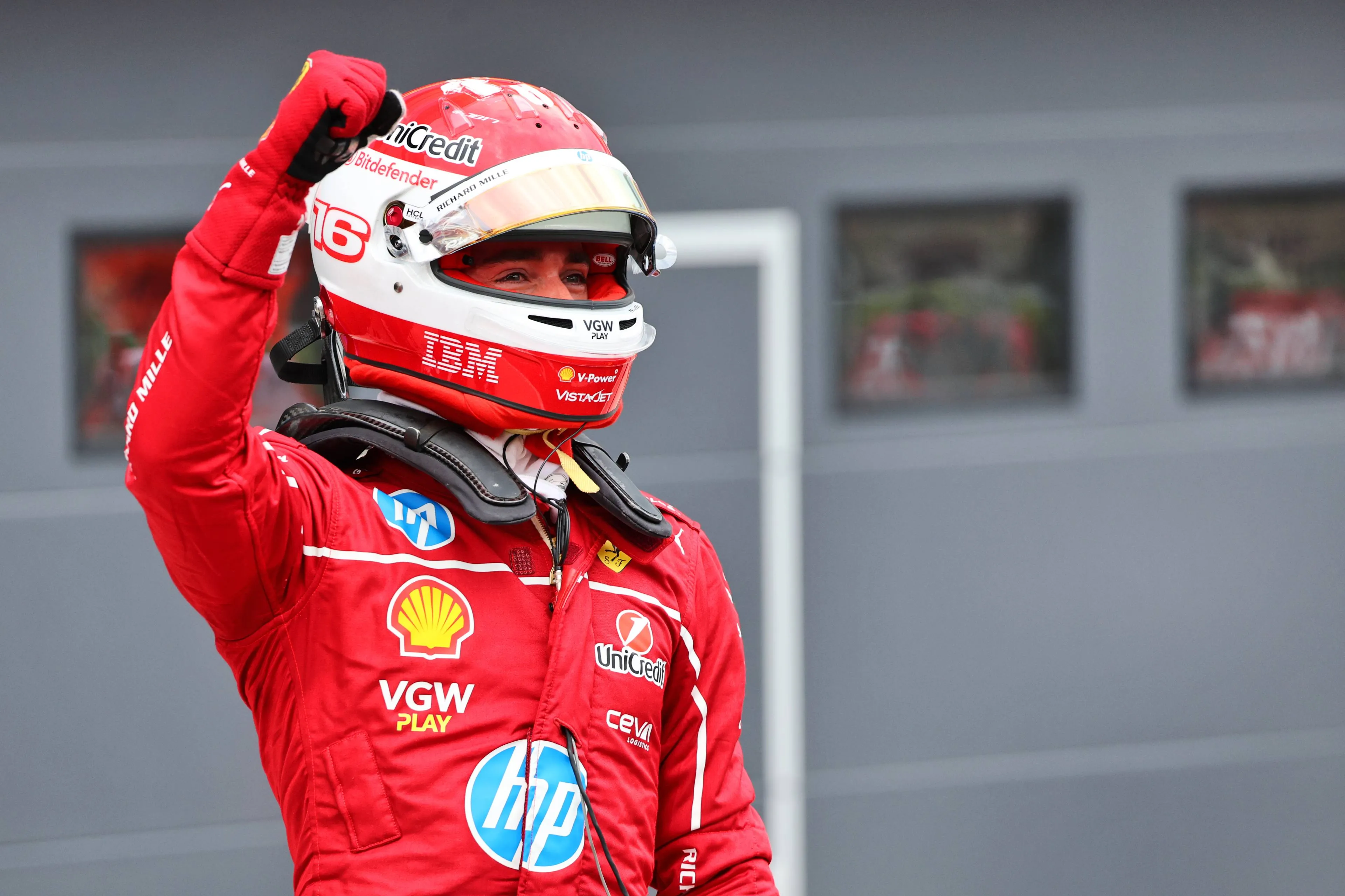 Leclerc pole win