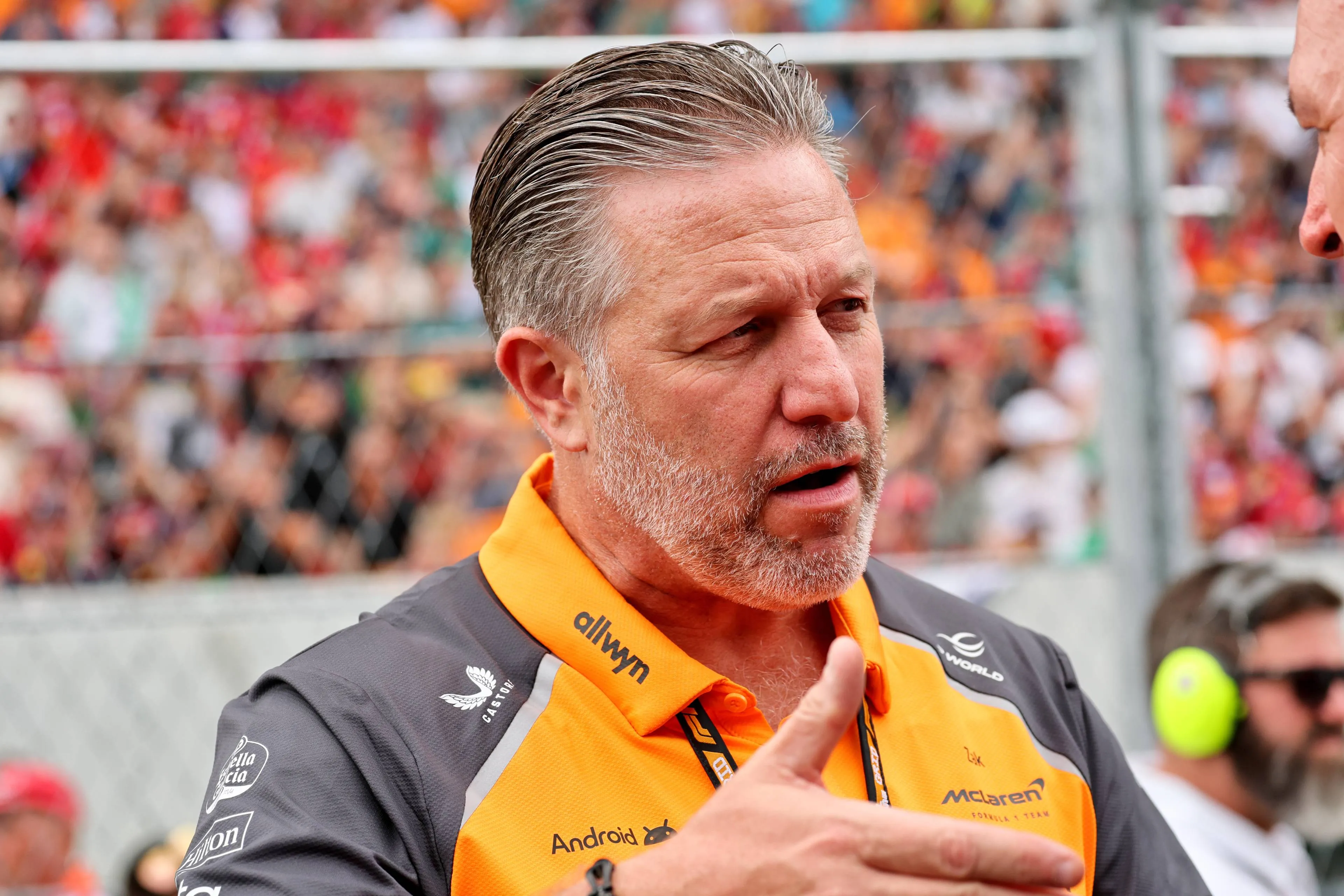 Zak Brown in Hungary