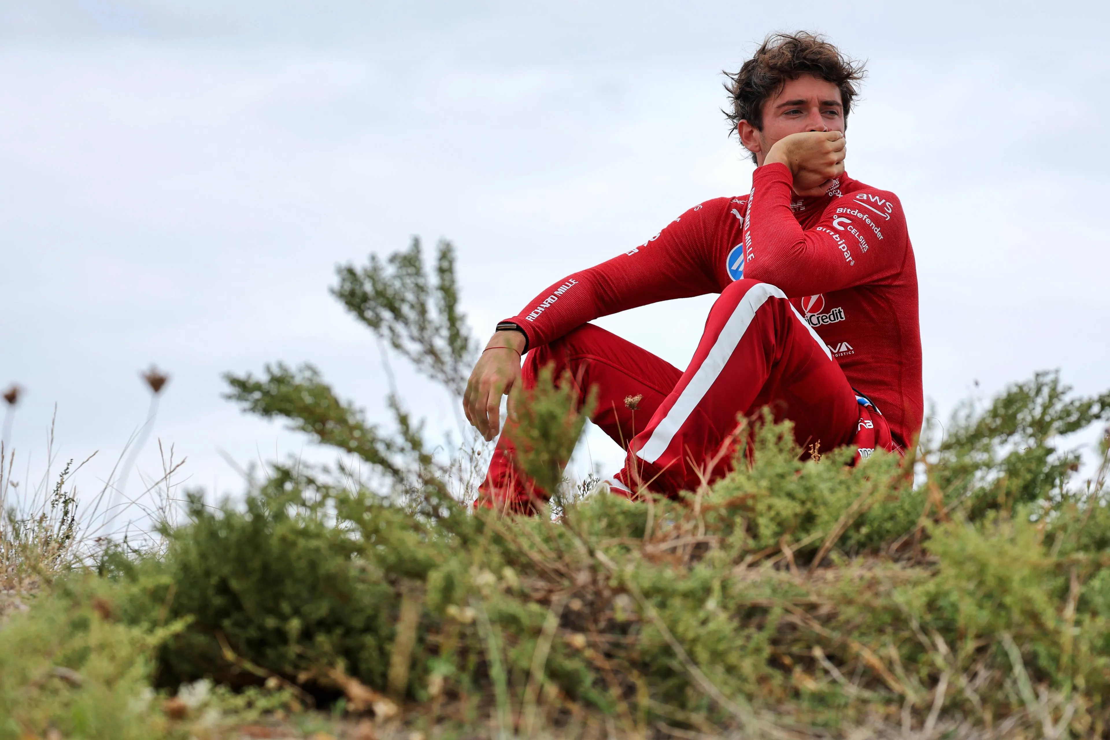 Charles Leclerc post-DNF at Zandvoort (2)