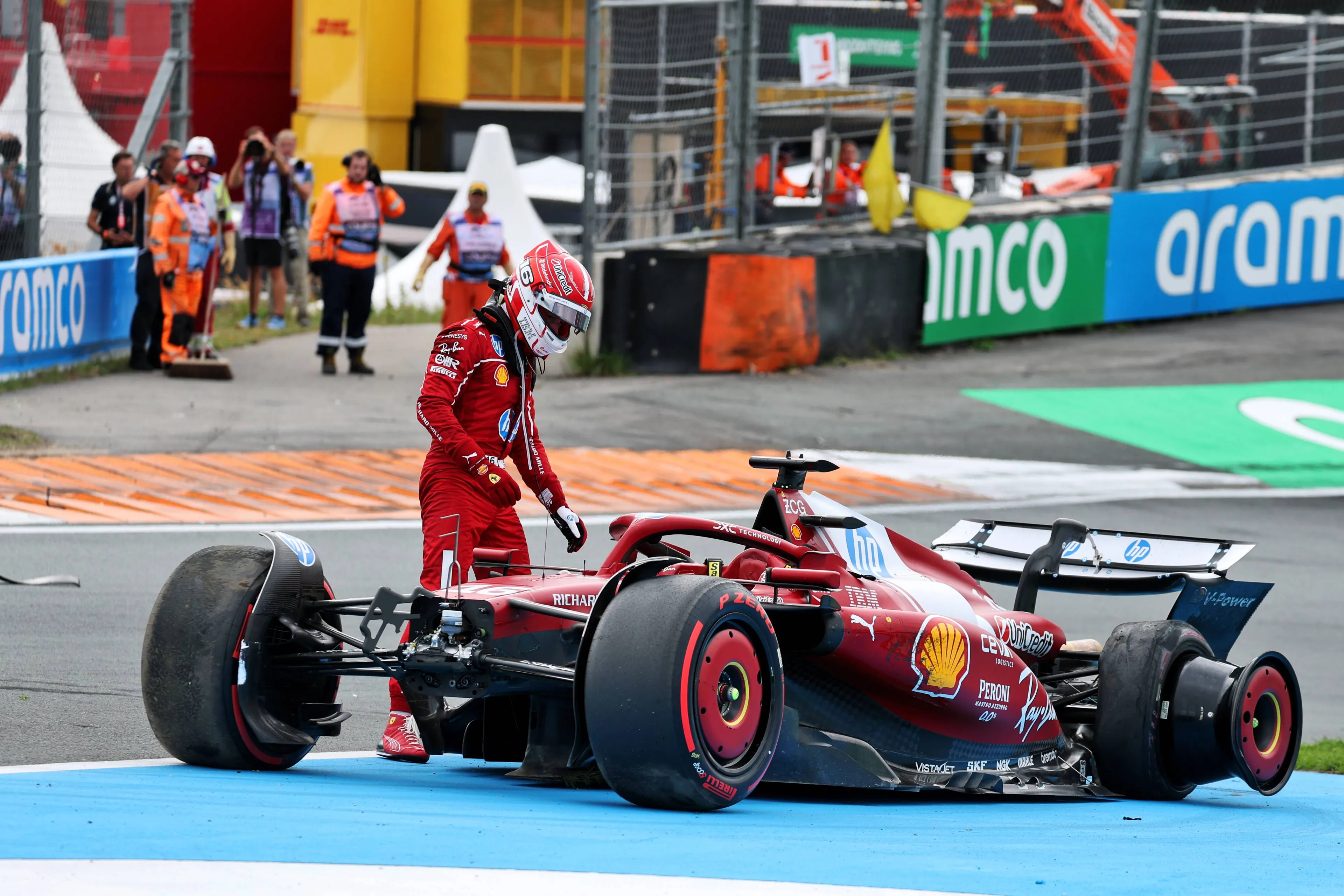 Charles Leclerc post-DNF at Zandvoort (3)