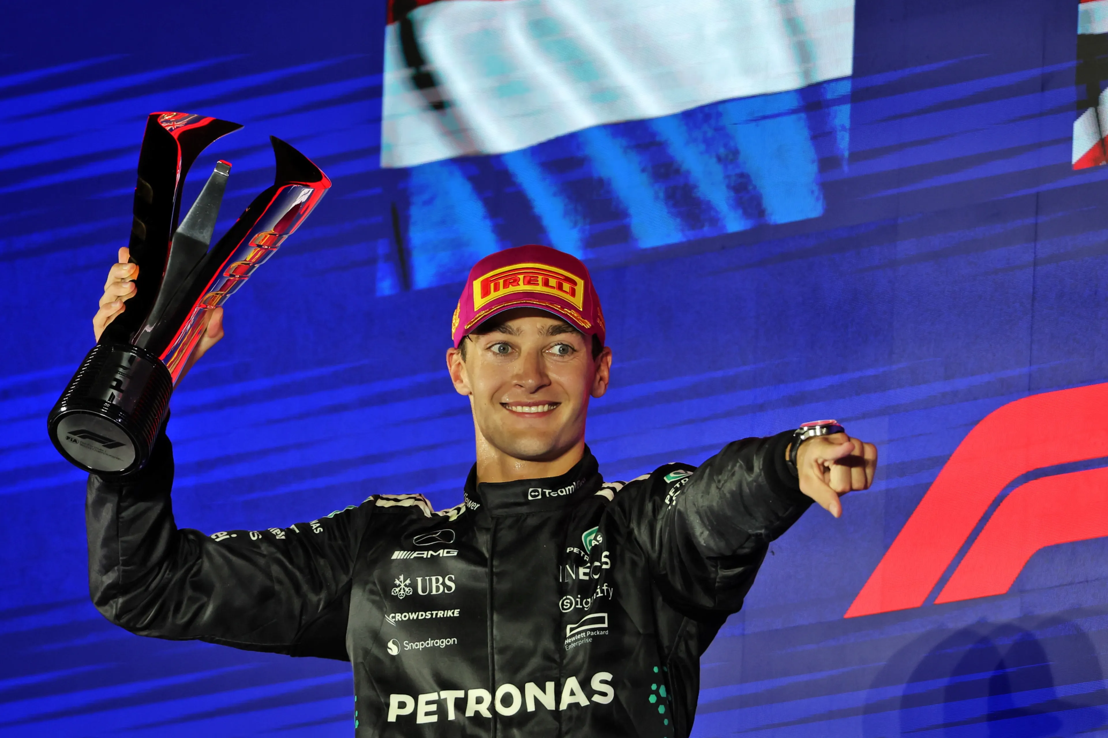 russell-podium-singapore-grand-prix
