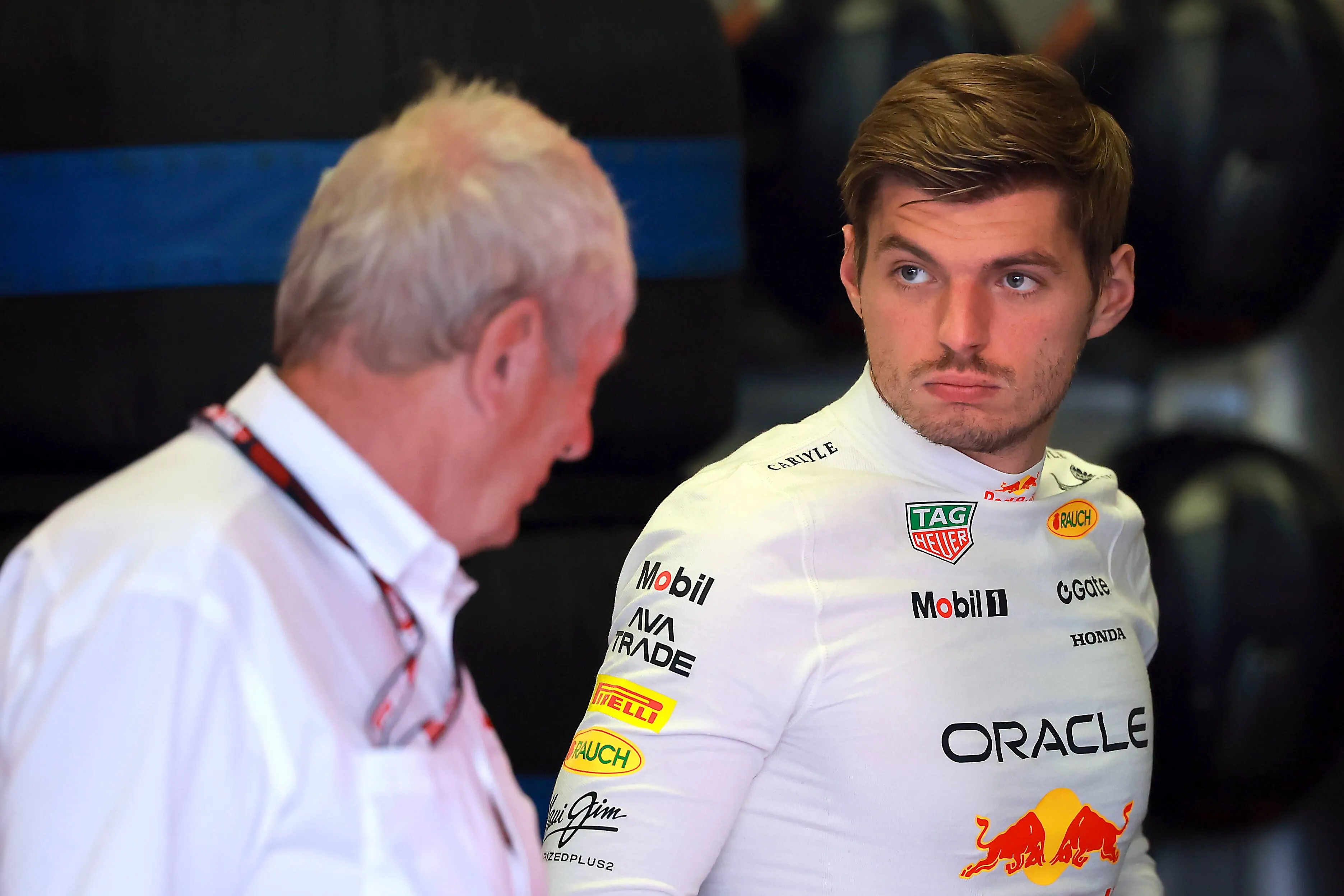 Helmut Marko and Max Verstappen Red Bull