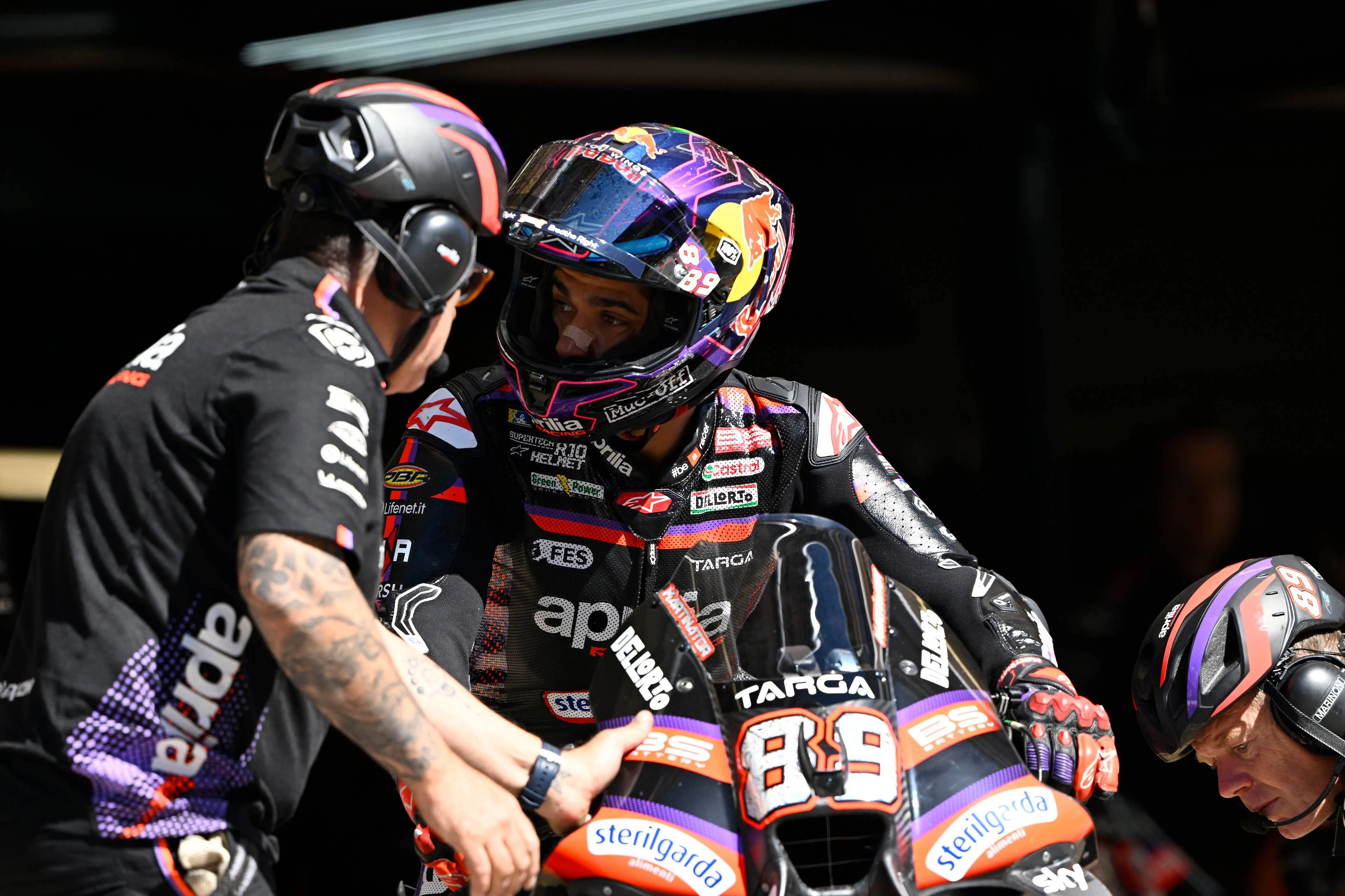 Jorge Martin Aprilia engineer
