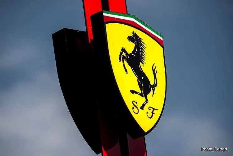 1 ferrari badge logo