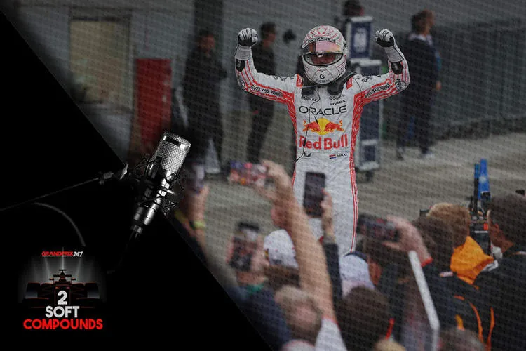 2 soft compunds f1 podcast cover verstappen
