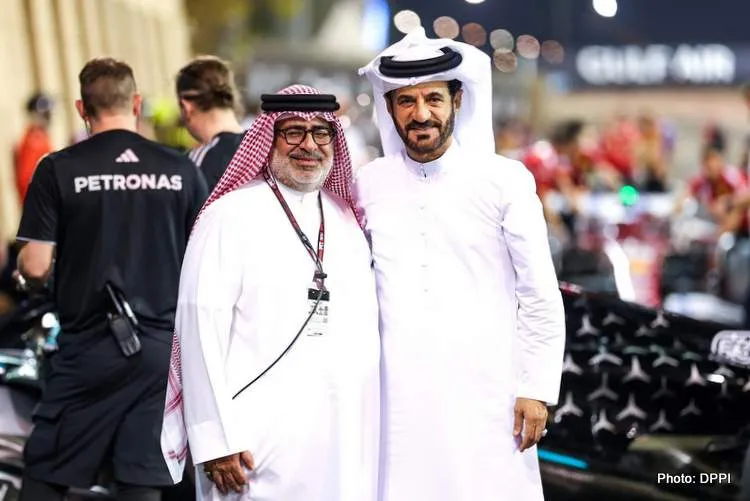 3 fia president mohammed ben sulayem with fia vice president for sport mena abdulla bin issa al khalifa from bahrain